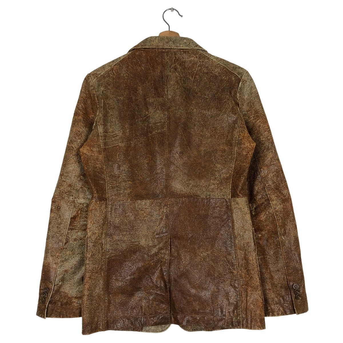 Japanese Brand 🔥RARE VINTAGE LEATHER BIKER JACKET ABX ISSEY MIYAKE Size US M / EU 48-50 / 2 - 8 Thumbnail