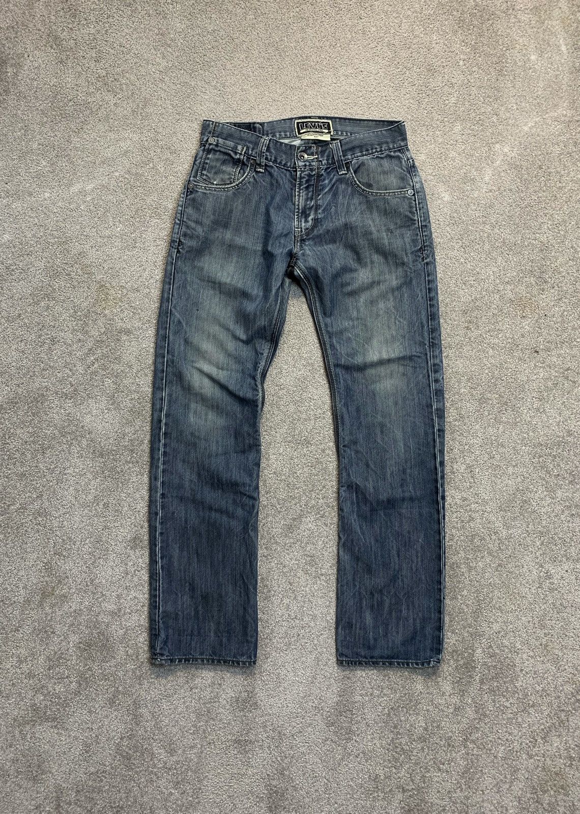 Levi's × Vintage Vintage Levi’s 514 Washed Blue Stone Denim Jeans 90s Baggy Size US 31 - 1 Thumbnail
