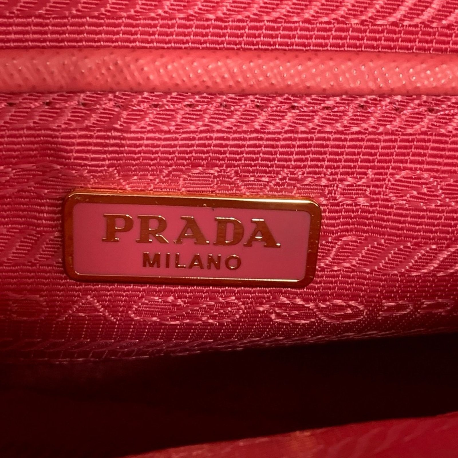 Prada PRADA BN1834 Tessuto Saffiano Nylon Shoulder Bag Peonia Pink Size ONE SIZE - 7 Thumbnail