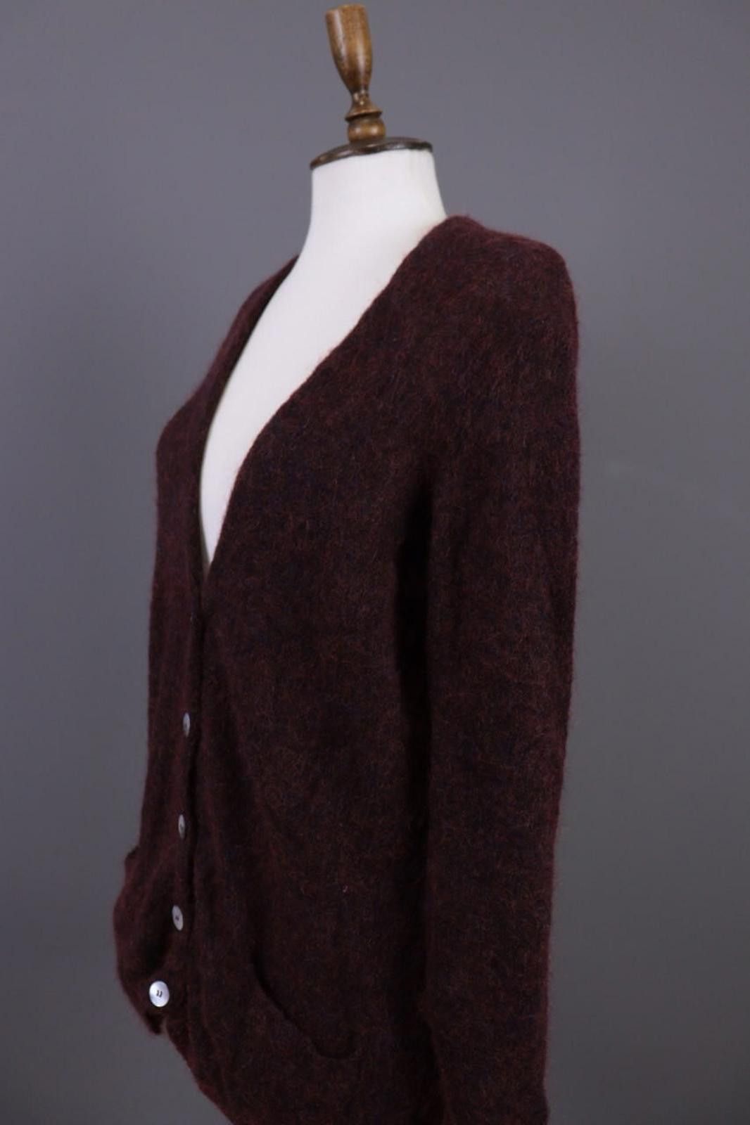 Bellerose Bellerosa Brown Wool Knit Cardigan Sweater Size 2 / M Size XS / US 0-2 / IT 36-38 - 10 Thumbnail