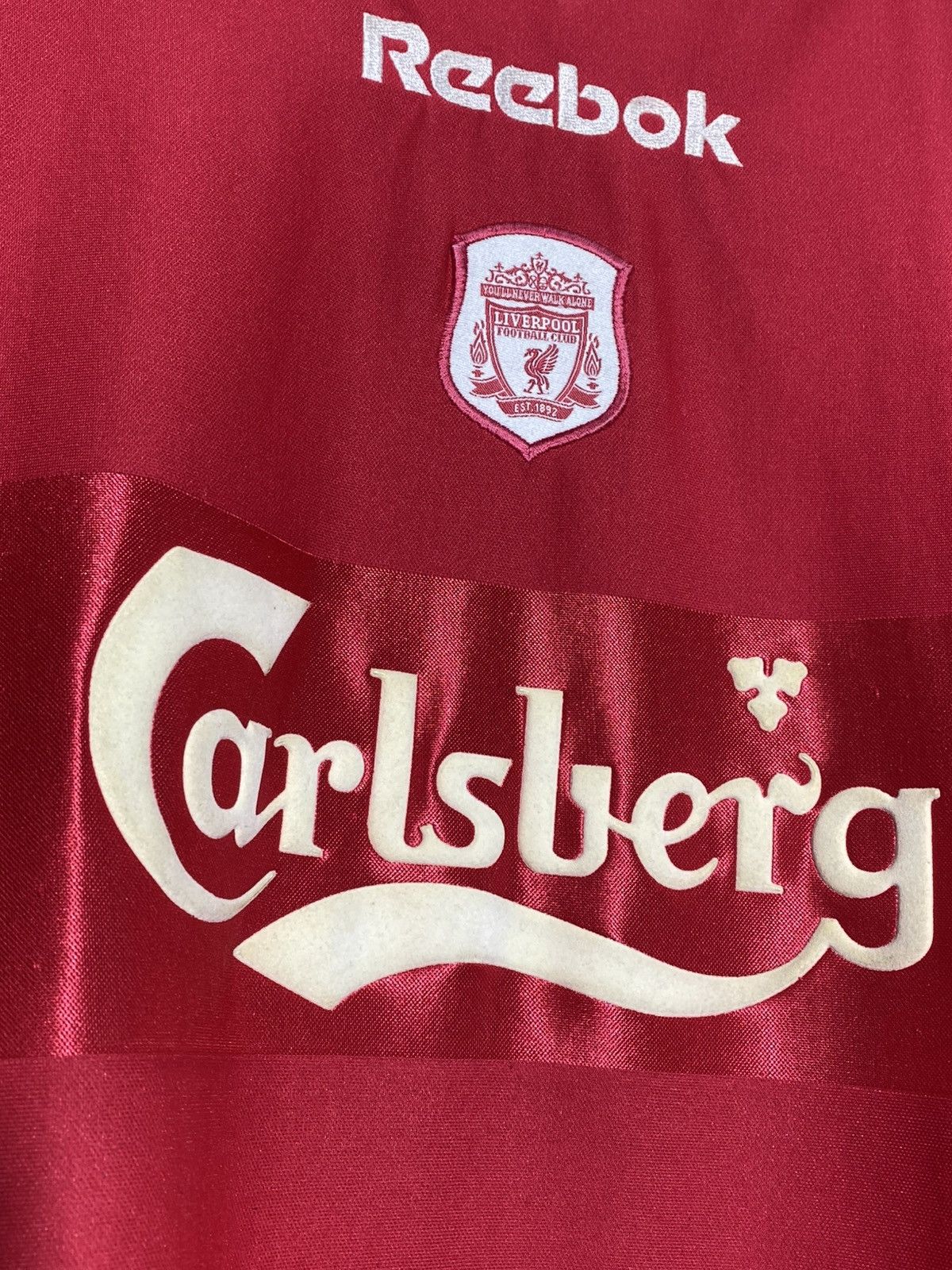 Reebok 2000-02 Liverpool FC Home Long Sleeve Football Shirt Size US L / EU 52-54 / 3 - 4 Thumbnail