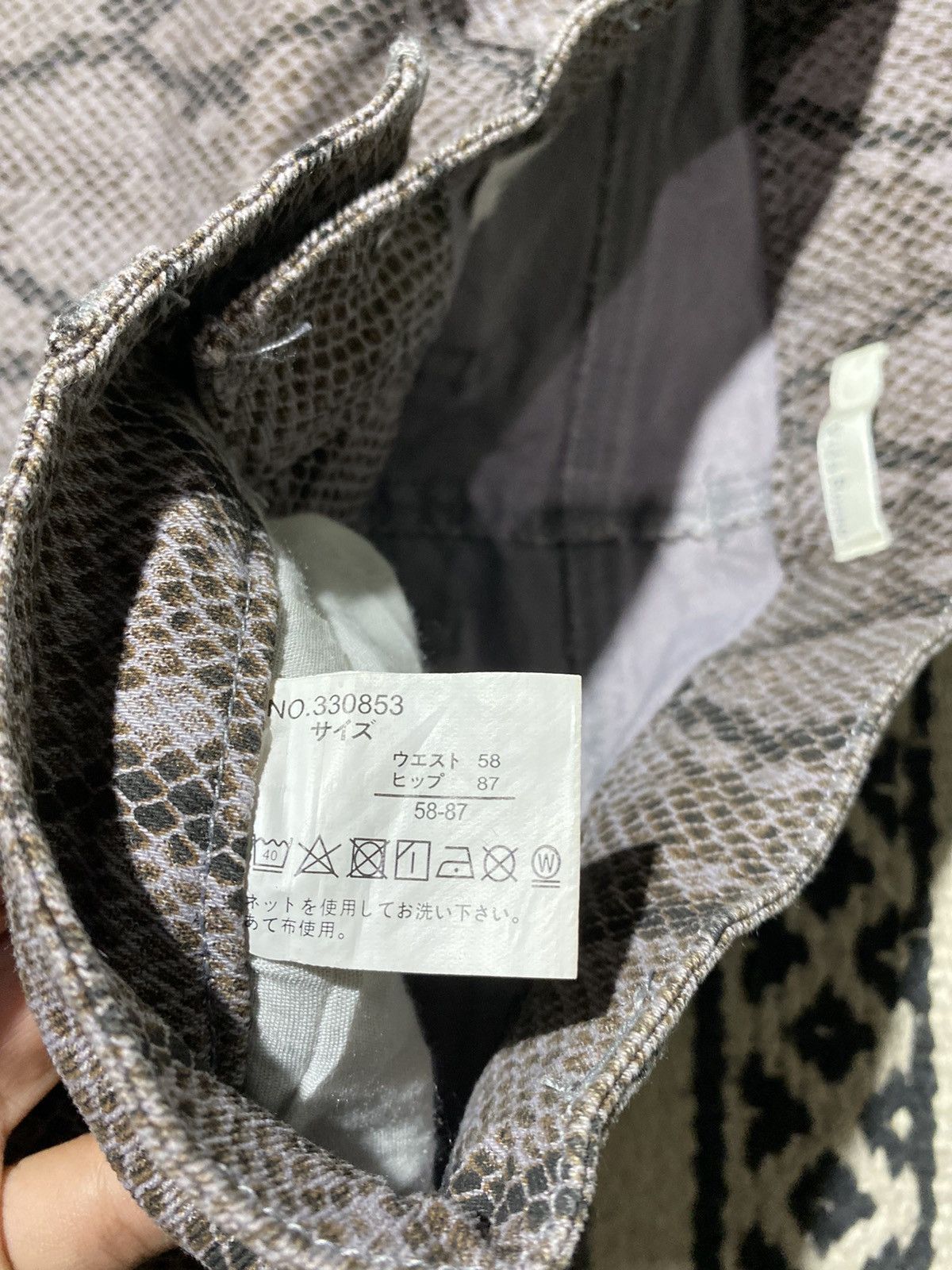 If Six Was Nine Vida Roseo Snake Skin Denim Pants Size 26" / US 2 / IT 38 - 8 Thumbnail