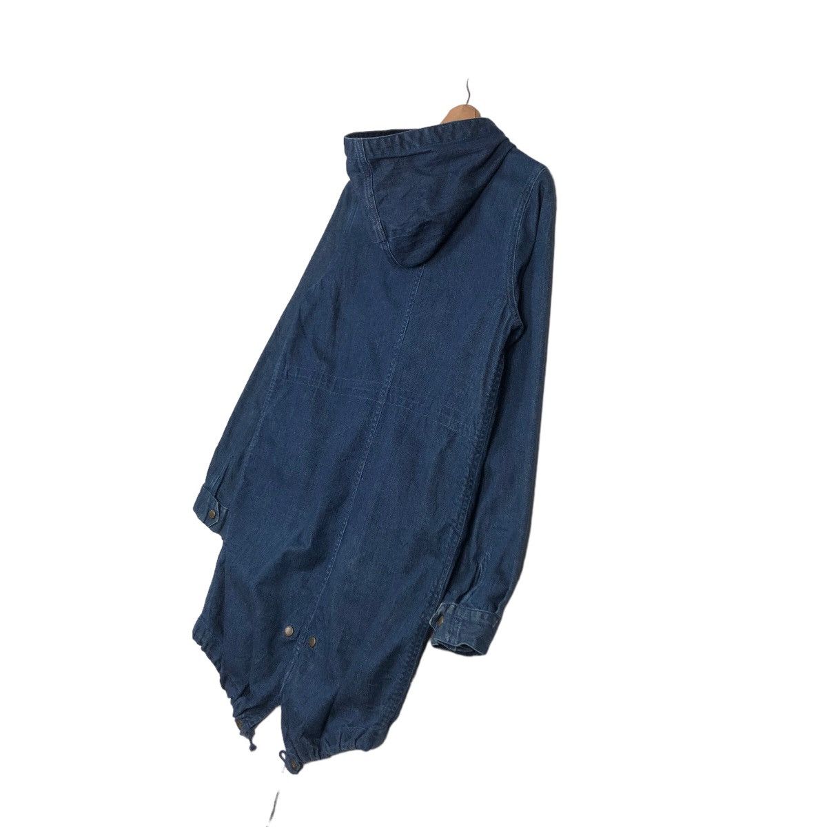 Japanese Brand 🔥Fish Tail Denim Parka Jacket X-Girl Japan Bondage Biker Size US M / EU 48-50 / 2 - 10 Thumbnail
