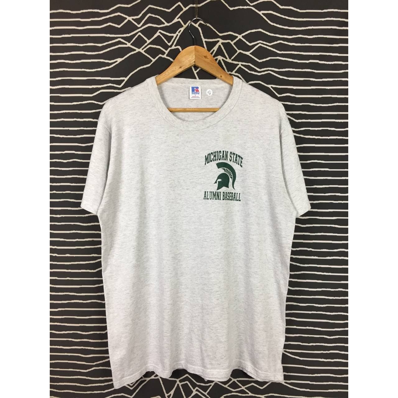 Russell Athletic × Vintage Vtg 90s Russell Athletic Michigan State Alumni Baseball Tee Size US L / EU 52-54 / 3 - 1 Thumbnail