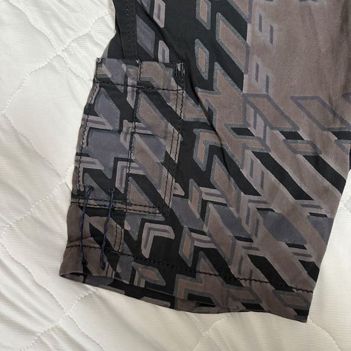 Issey Miyake ISSEY MIYAKE 11ss Geometric Patterned Cargo Shorts 2