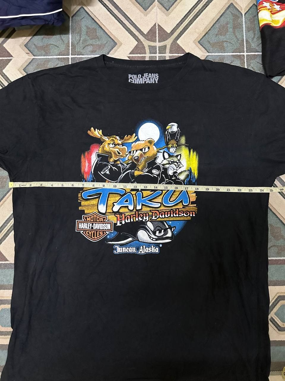 Polo Ralph Lauren × Vintage Polo Harley Taku Animal Cartoon Vintage Printed Tee Size US XL / EU 56 / 4 - 5 Thumbnail