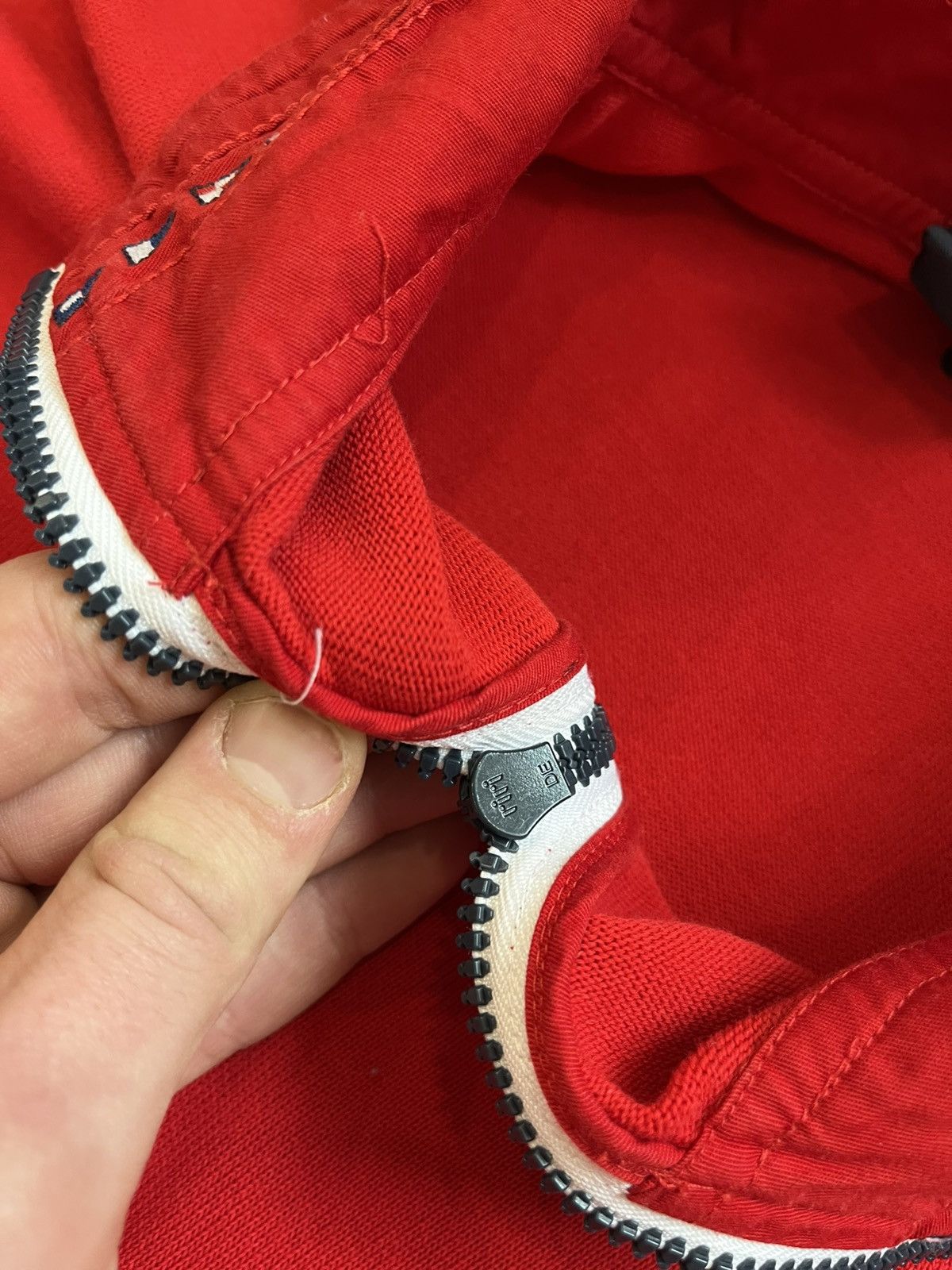 Paul & Shark × Vintage Vintage Paul & Shark Zip Knit Red Pullover Y2K sweatshirt Size US XXL / EU 58 / 5 - 12 Thumbnail