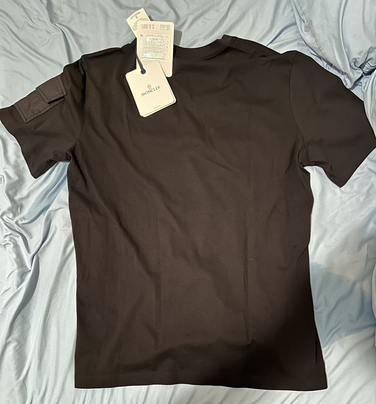 Moncler Moncler Logo T-Shirt Pocket Patch XL Black Size US XL / EU 56 / 4 - 6 Thumbnail