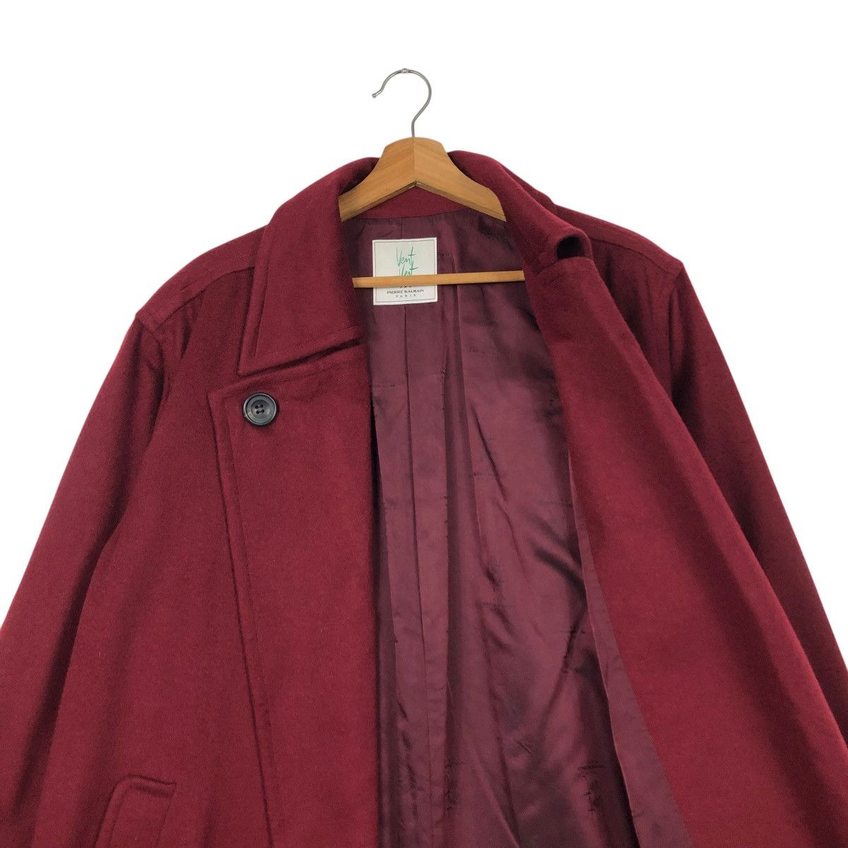 Pierre Balmain 🔥VINTAGE WOOL LONG JACKET PIERRE BALMAIN PARIS Size US M / EU 48-50 / 2 - 15 Thumbnail