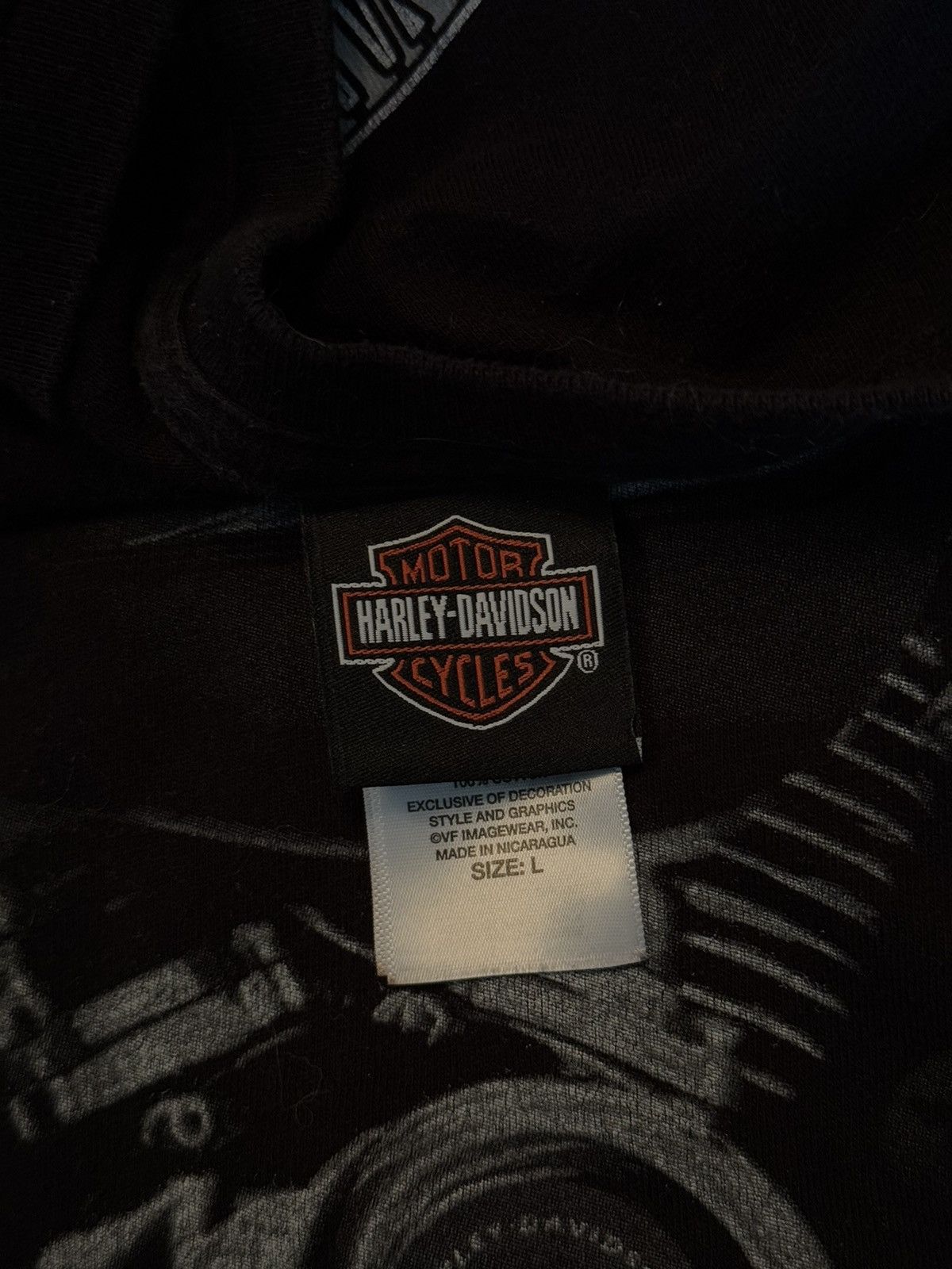 Harley Davidson × Vintage Harley Davidson vintage big logo biker t-shirt Size US L / EU 52-54 / 3 - 5 Thumbnail