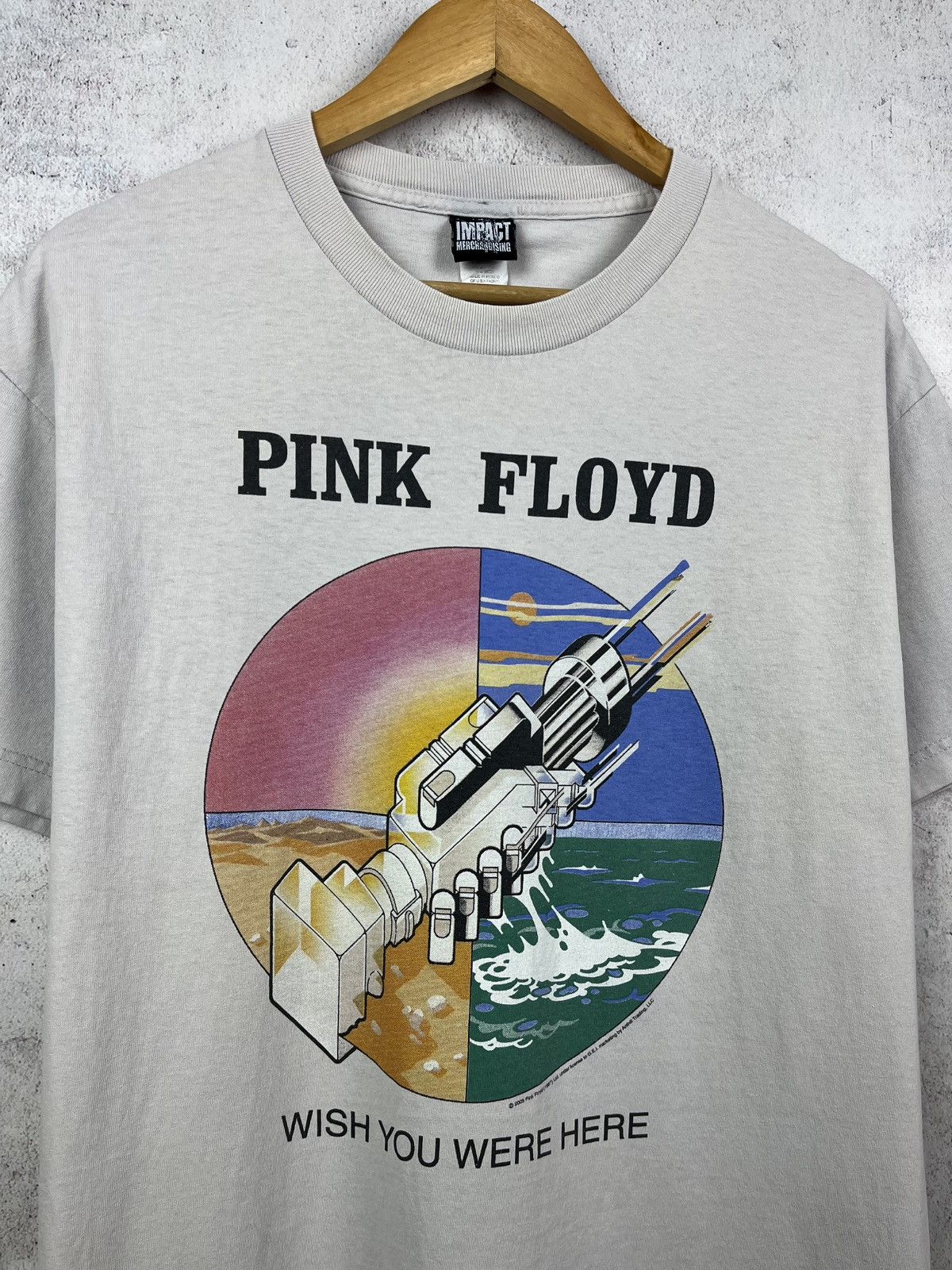 Band Tees Vintage Pink Floyd 2005 Wish You Were Here Graphic T-Shirt Size US L / EU 52-54 / 3 - 3 Thumbnail