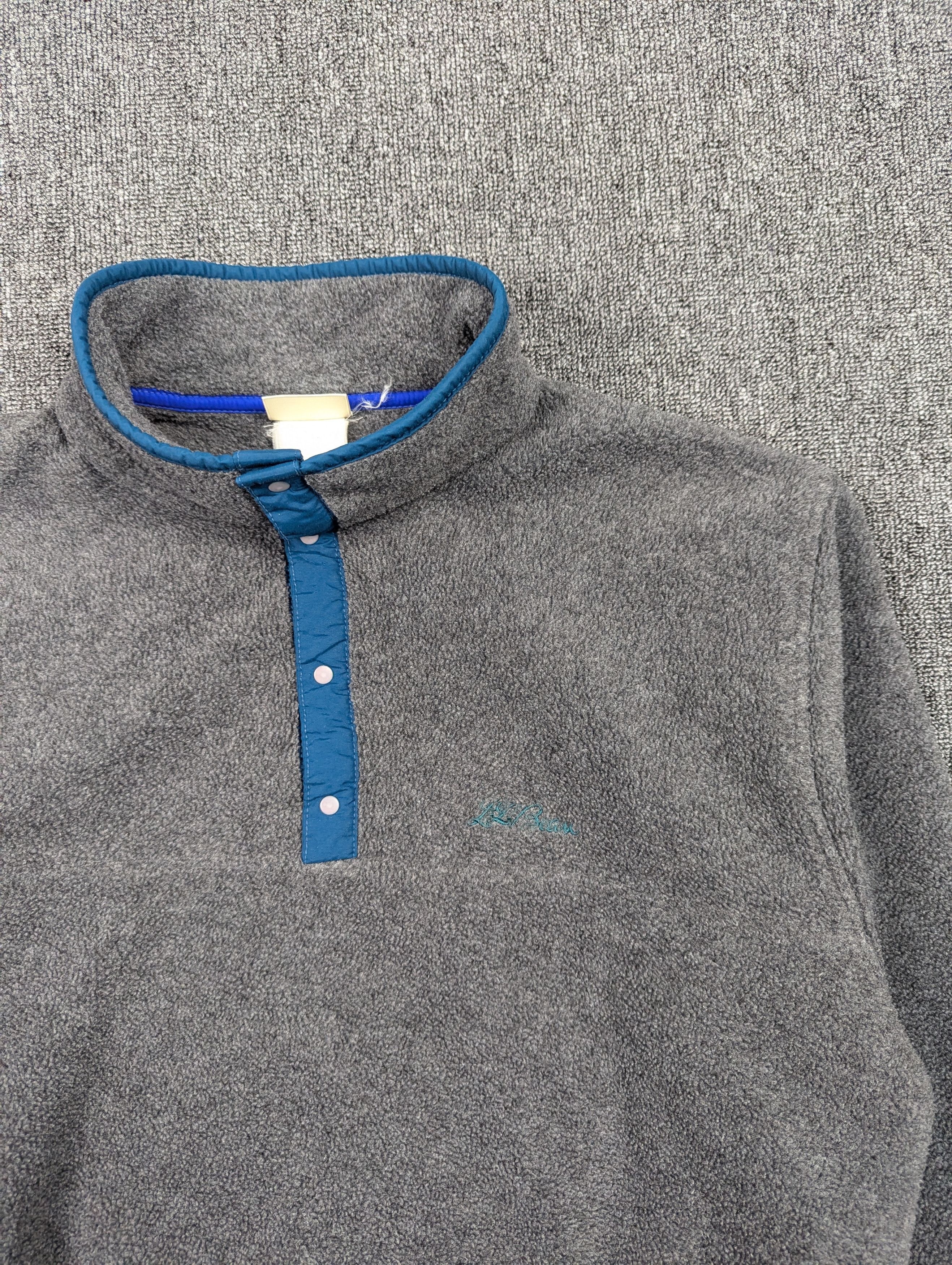 L.L. Bean × Vintage Vintage L.L Bean Fleece Snap Button Jacket Size US M / EU 48-50 / 2 - 6 Thumbnail