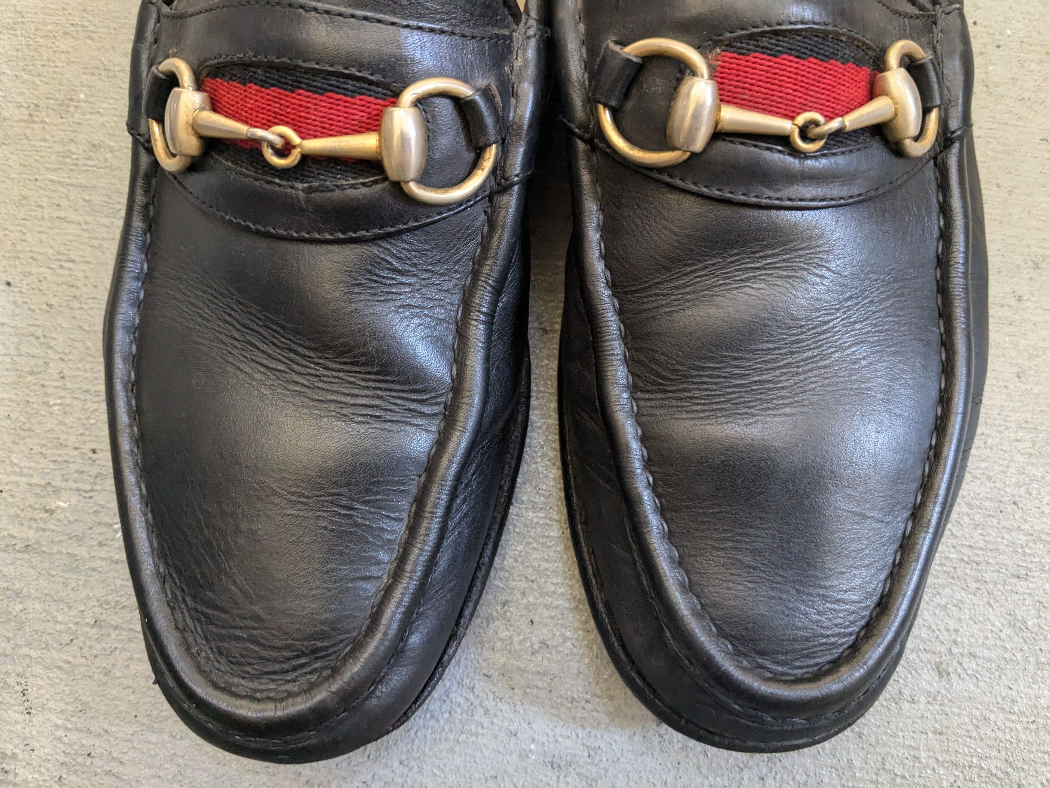 Gucci Gucci Jordaan Horsebit Loafers Black 10 Leather Mules Size US 10 / EU 43 - 3 Thumbnail
