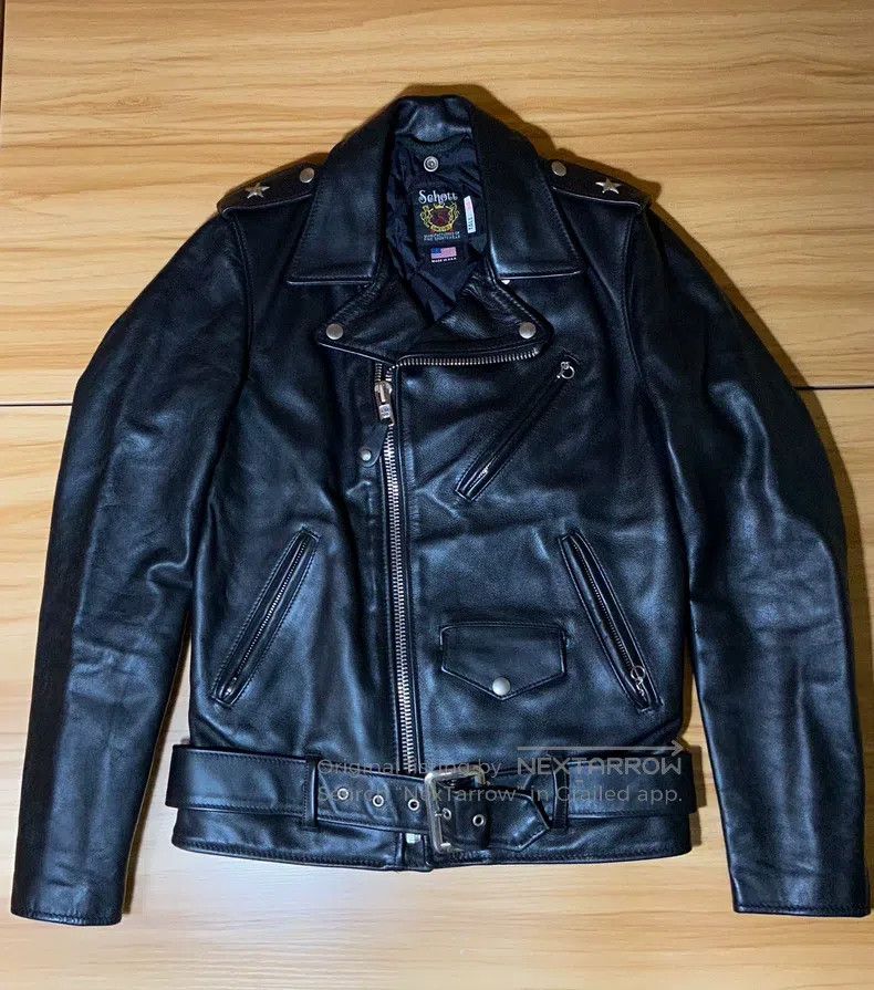Schott Schott 613UST leather coat Size US XXS / EU 40 - 1 Thumbnail
