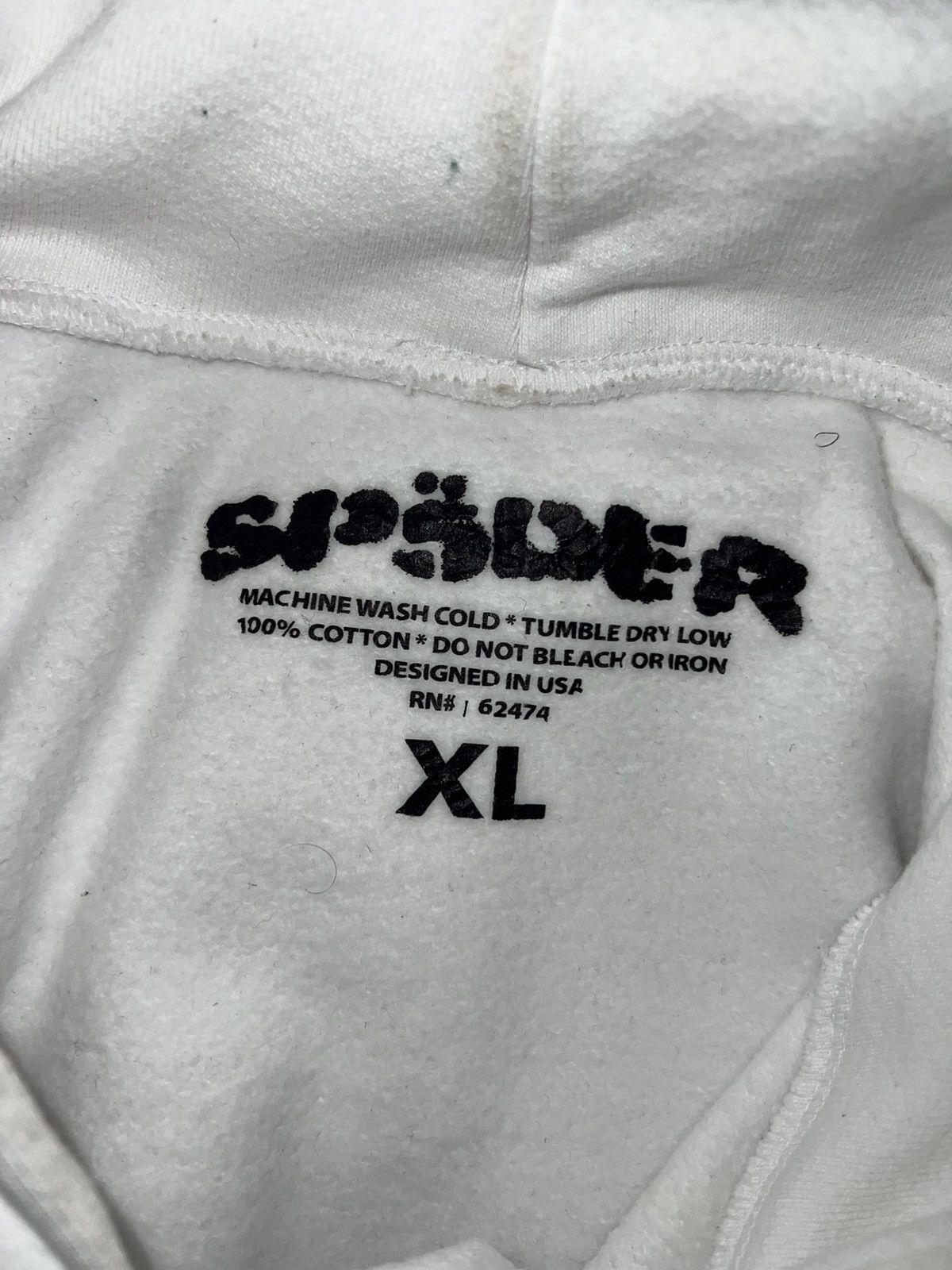 Sp5der Sp5der OG Rhinestone Logo Hoodie Size US XL / EU 56 / 4 - 6 Thumbnail
