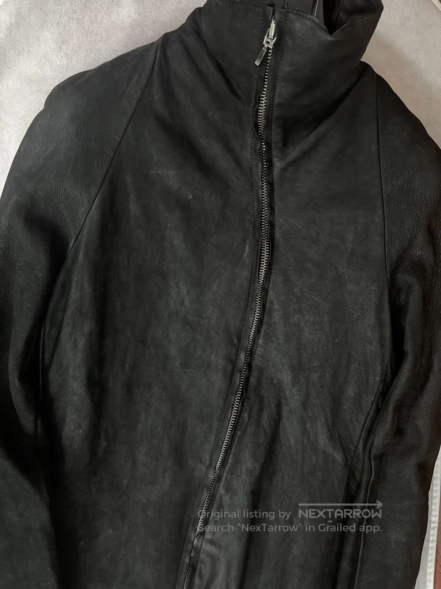 Obscur Black Leather Jacket by Obscur. Size US S / EU 44-46 / 1 - 5 Thumbnail