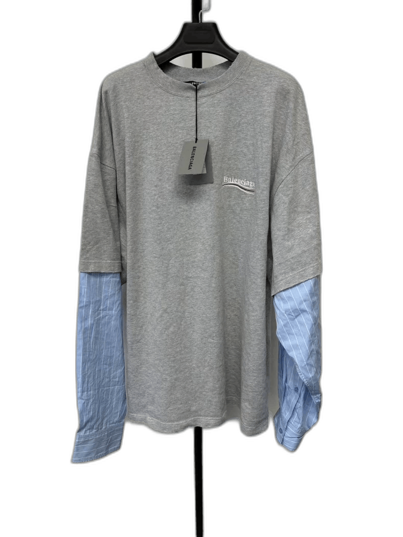 Balenciaga Balenciaga balenciaga long sleeve tshirt with plaid cuffs Size US S / EU 44-46 / 1 - 1 Thumbnail