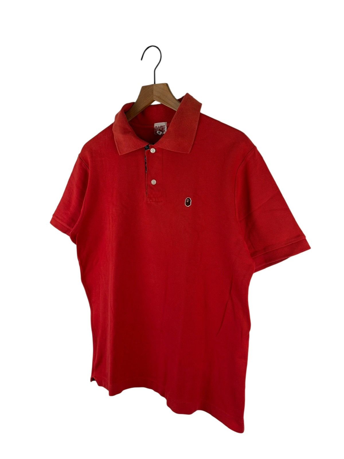 Bape Bape One Point Logo Polo Shirt Size US M / EU 48-50 / 2 - 2 Thumbnail