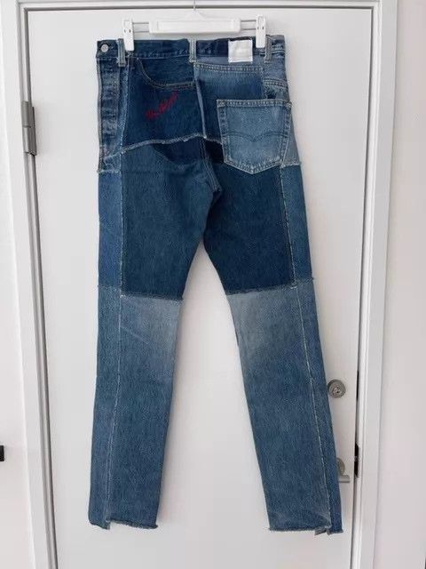 Takahiromiyashita The Soloist. The soloist 90 James Patchwork Levi's Remade Pants 28-29 9/10 Size US 28 / EU 44 - 2 Thumbnail