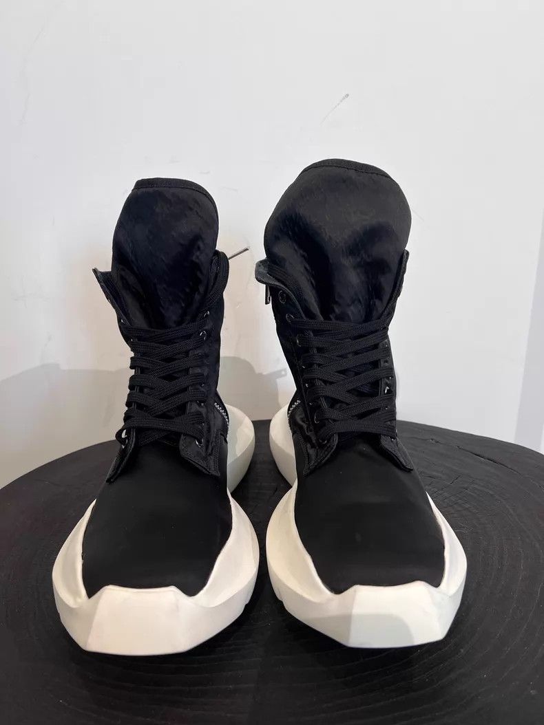 Rick Owens Drkshdw Rick Owens Drkshdw Large Airplane Nylon Mid-Cut Sneakers Size US 8 / EU 41 - 3 Thumbnail