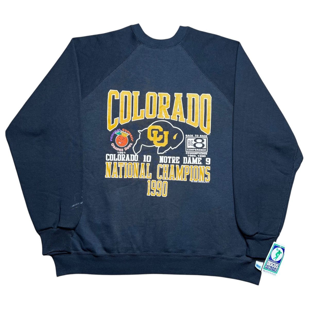 NCAA 1990 NCAA Colorado Buffaloes National Champions Sweatshirt Size US XL / EU 56 / 4 - 1 Thumbnail