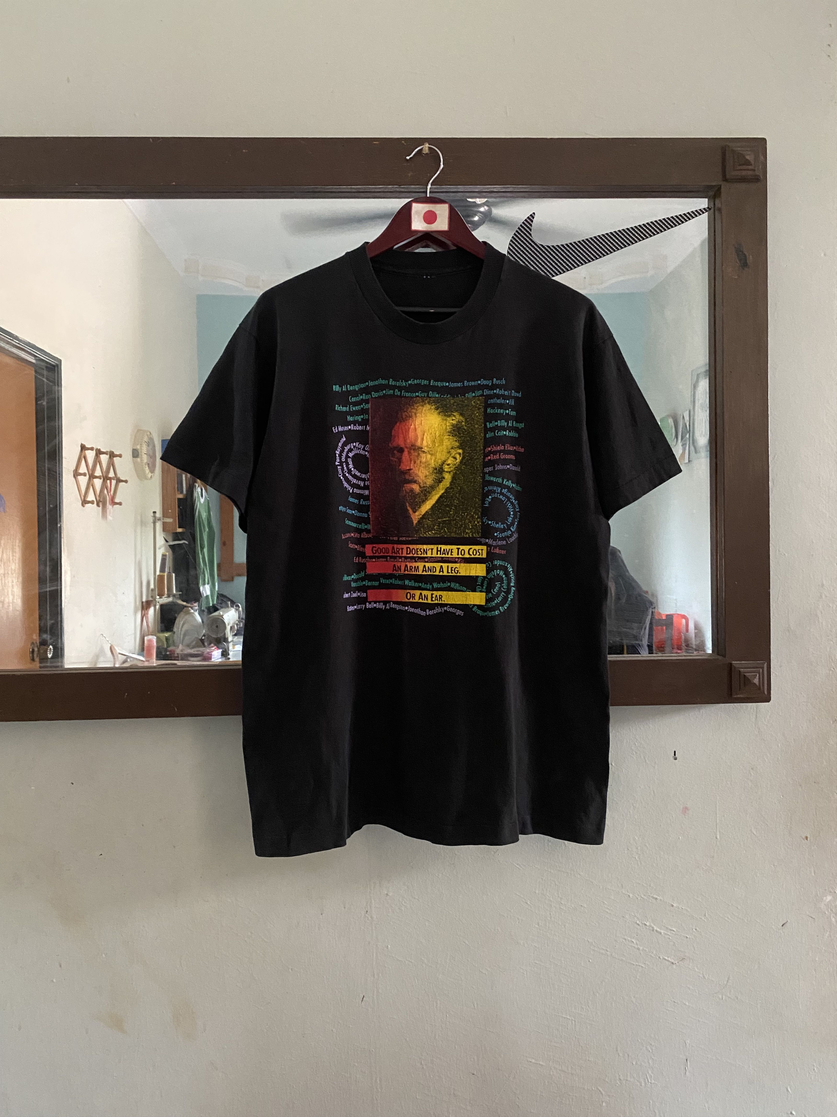 Arts & Science 90s Vincent Gogh Art Tshirt Good Art Doesn't Have To Cost Size US L / EU 52-54 / 3 - 1 Thumbnail