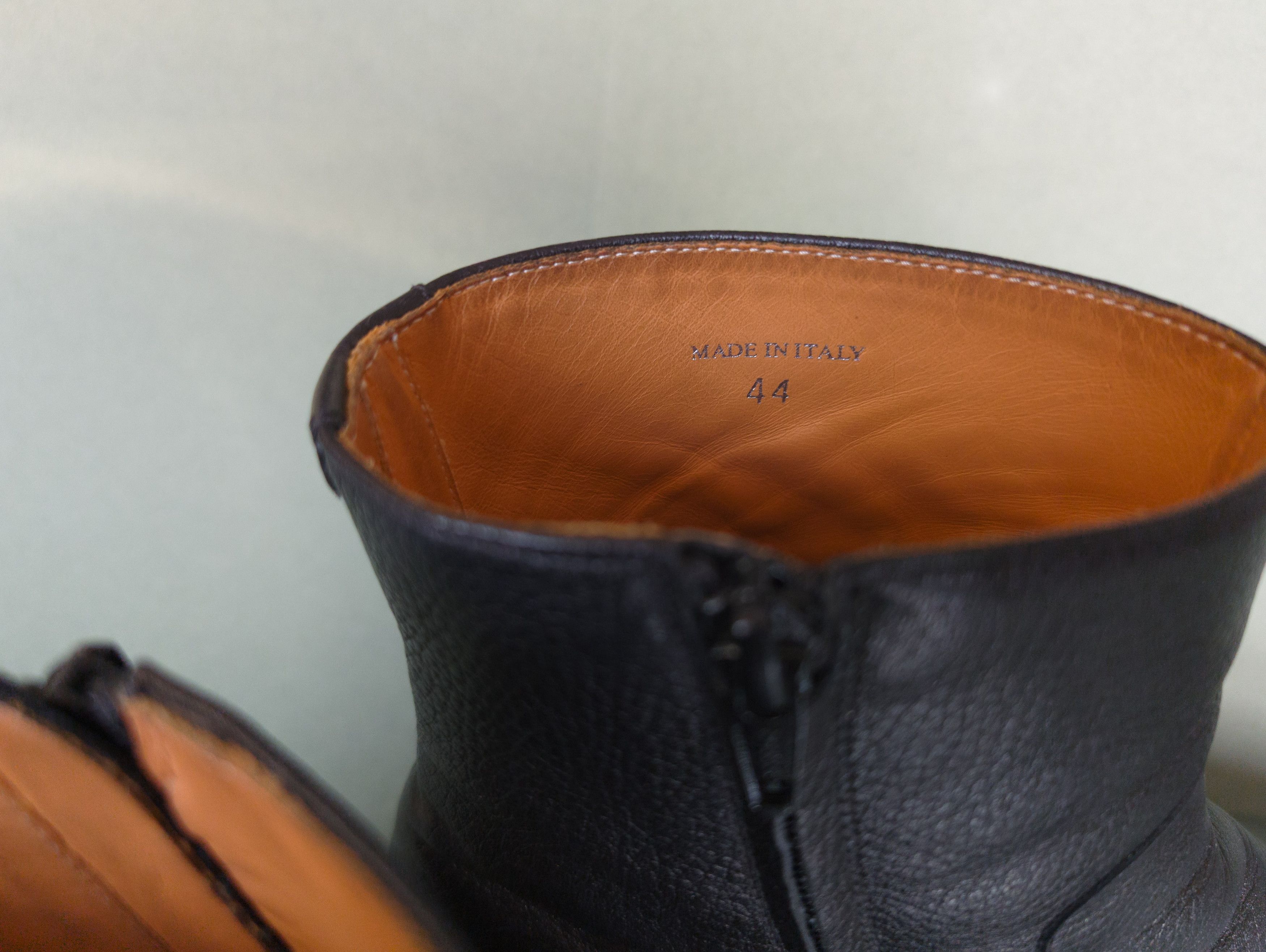 Maison Margiela Maison Margiela Pebbled Leather Side Zip Boots Size US 11 / EU 44 - 5 Thumbnail