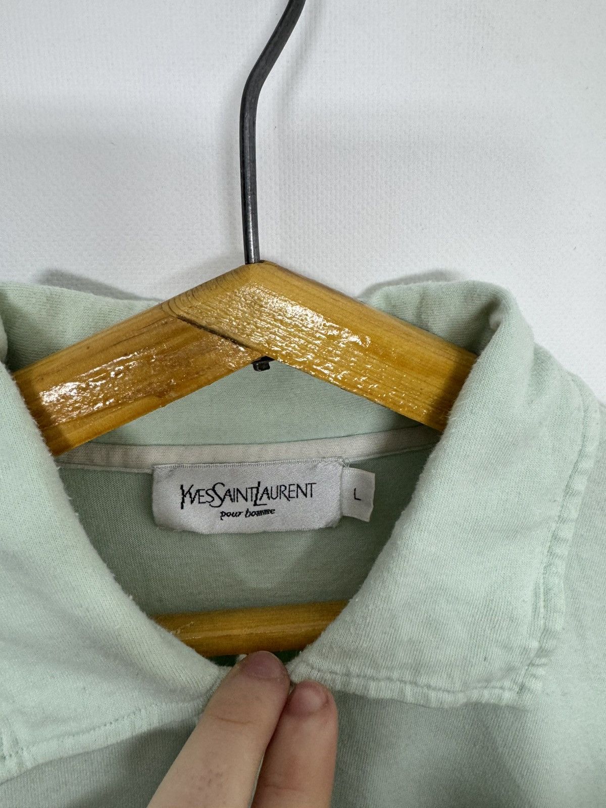 Yves Saint Laurent Vintage Luxury Yves Saint Laurent YSL Polo Shirt vintage Size US L / EU 52-54 / 3 - 9 Thumbnail