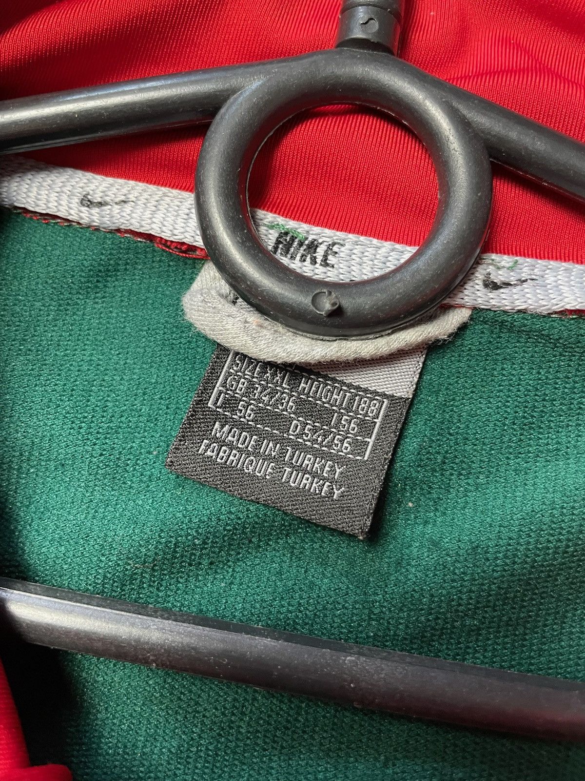 Vintage Vintage Nike track jacket green size XL rare logo Size US XL / EU 56 / 4 - 3 Thumbnail