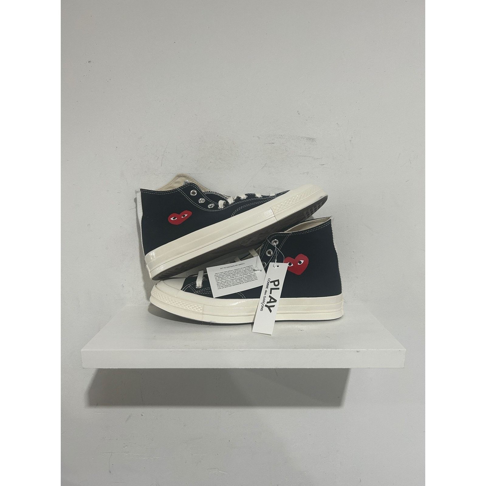 Converse CONVERSE CHUCK 70 HI CDG PLAY SINGLE HEART BLACK SIZE 9 NEW Size US 9 / EU 42 - 1 Thumbnail