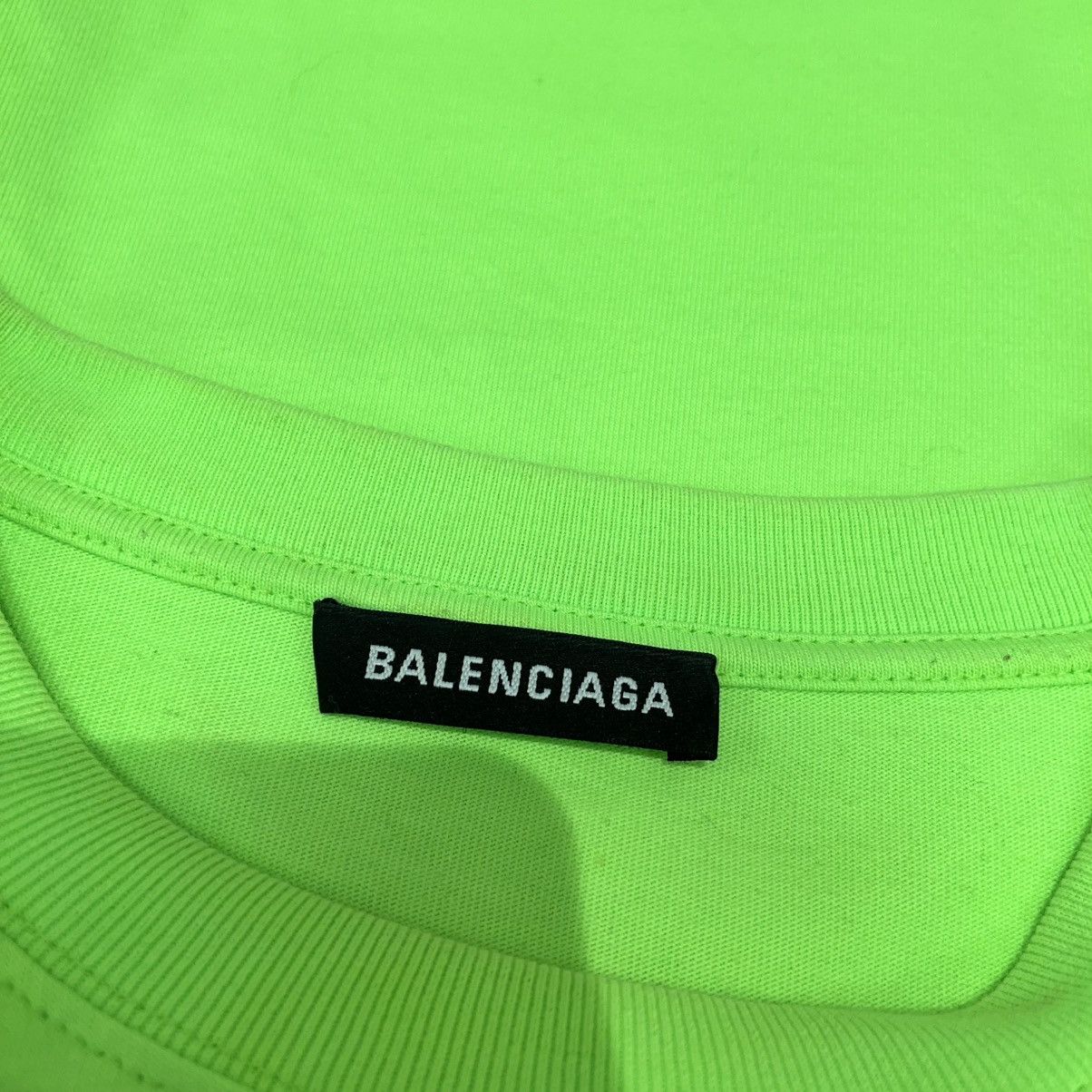 Balenciaga Balenciaga Ego Tee Lime Size US XL / EU 56 / 4 - 5 Thumbnail