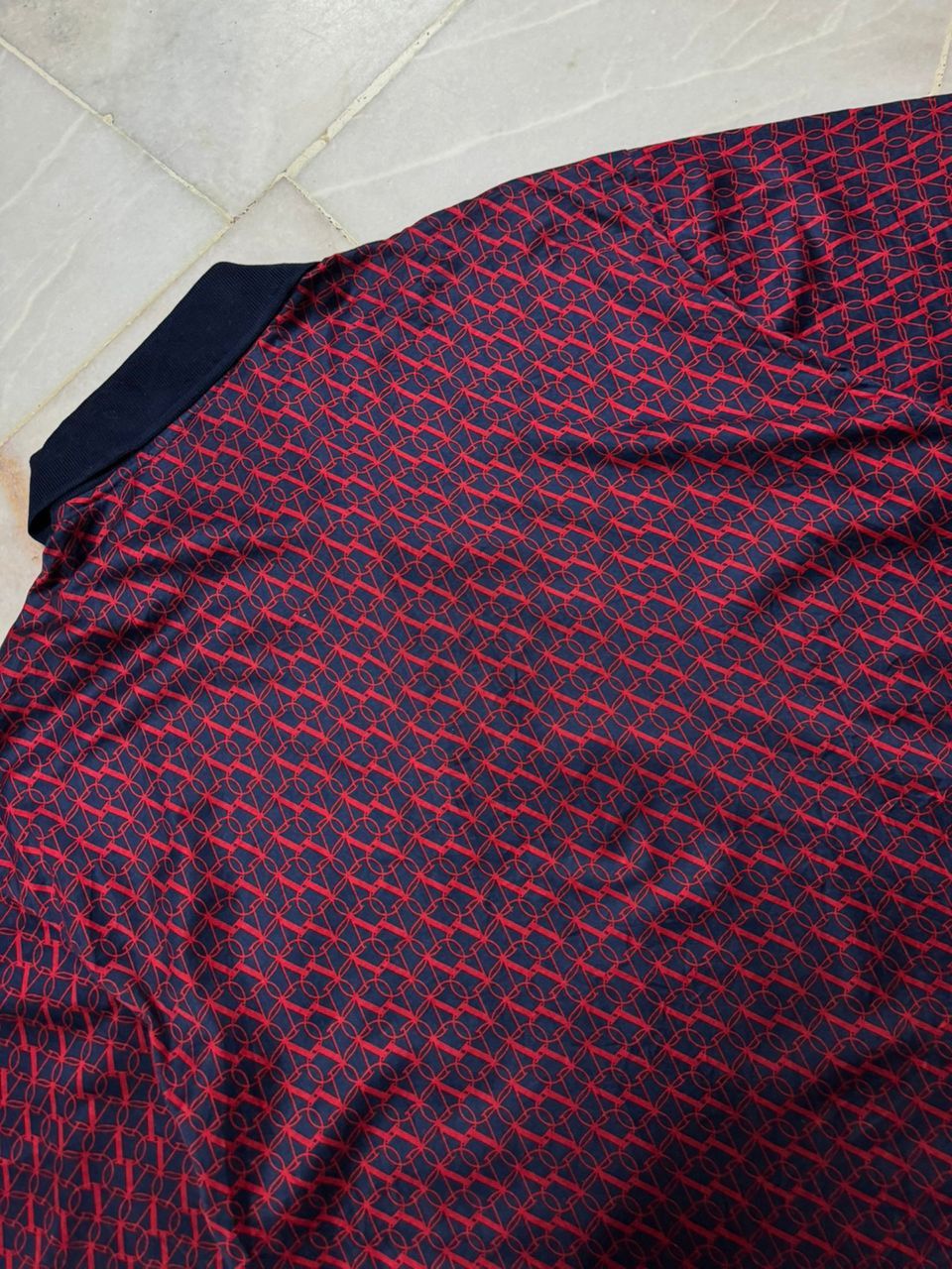Valentino 💥Rare💥Vintage 1990s Valentino Chemises Oblique Monogram Polo Size US M / EU 48-50 / 2 - 13 Thumbnail