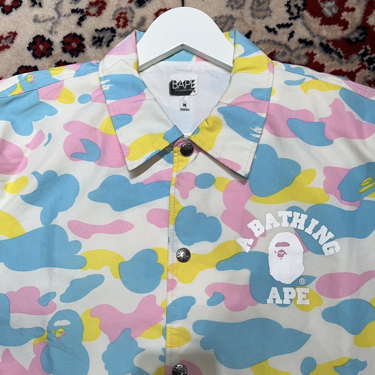 Bape BAPE COTTON CANDY COACH JACKET Size US M / EU 48-50 / 2 - 3 Thumbnail