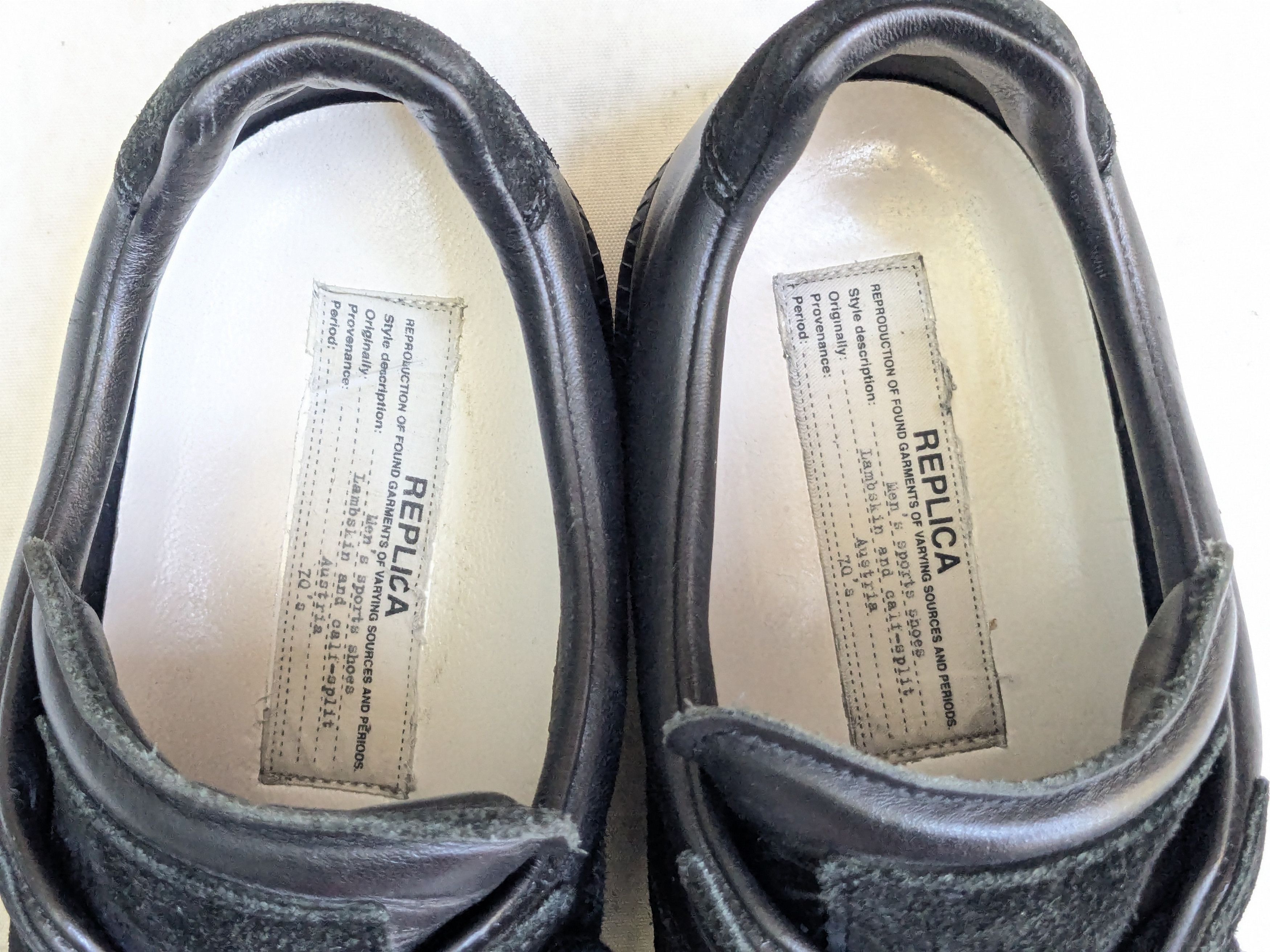 Maison Margiela Maison Margiela GAT Replica Black 9.5 42.5 Low Tops Size US 9.5 / EU 42-43 - 8 Thumbnail