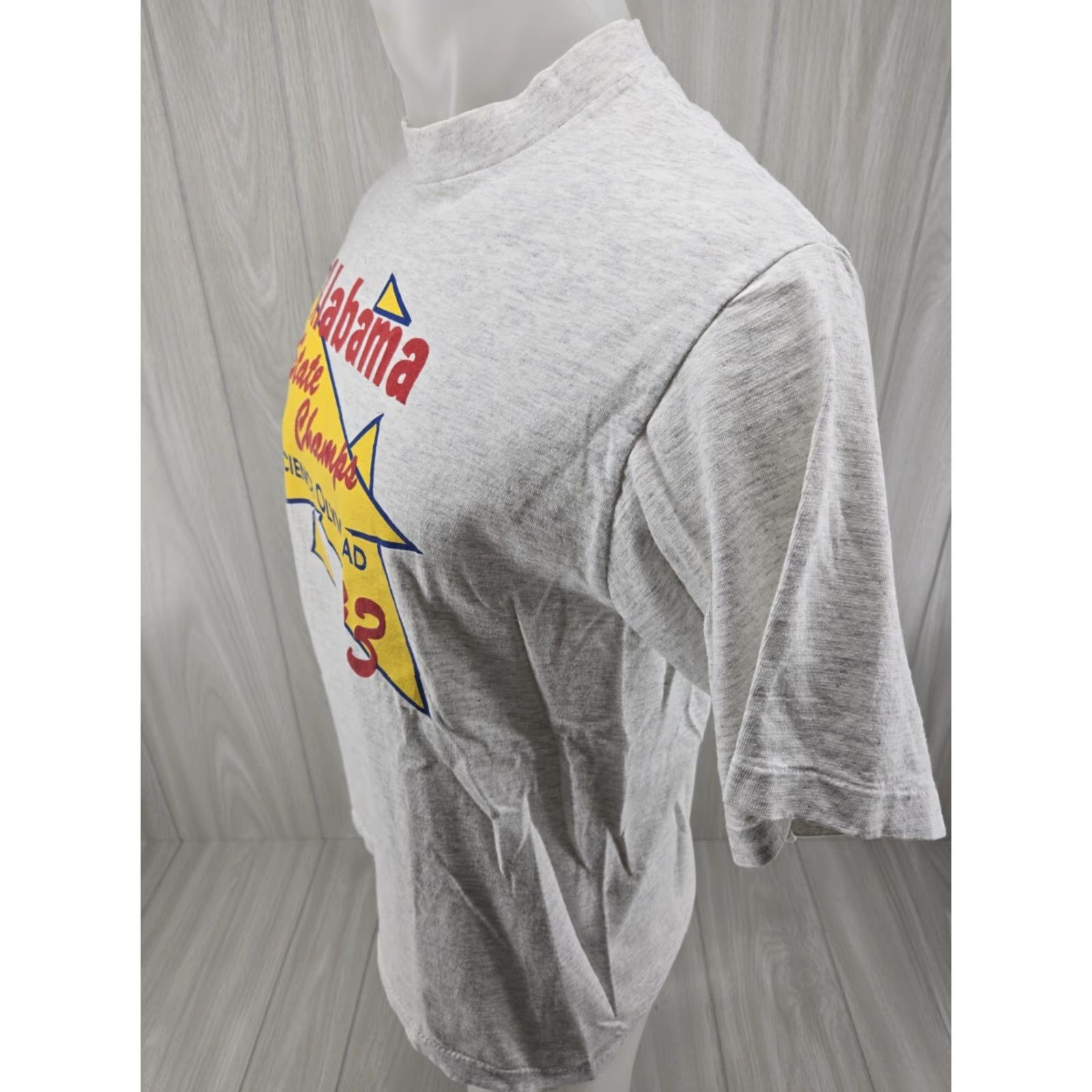 Vintage VINTAGE Alabama State Champs Science Olympiad 1993 Shirt Gray Mens L Skeptic? Size US L / EU 52-54 / 3 - 5 Thumbnail