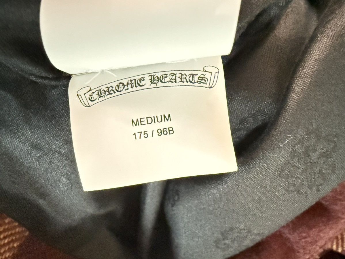 Chrome Hearts Chrome hearts shearling collar flannel jacket Size US M / EU 48-50 / 2 - 5 Thumbnail