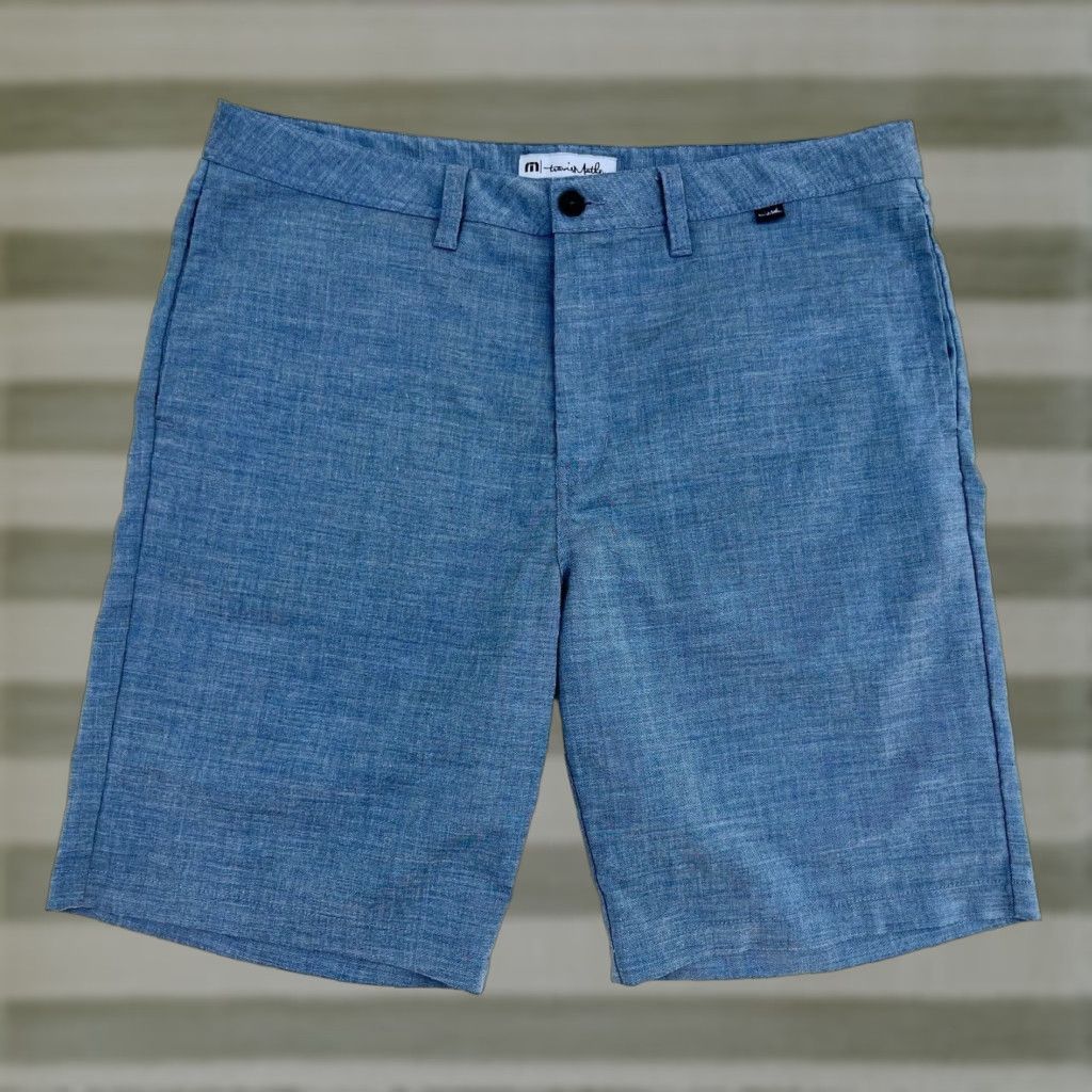 TravisMathew Travis Mathew Men's Chambray Shorts Shirt? Size US 38 / EU 54 - 1 Thumbnail