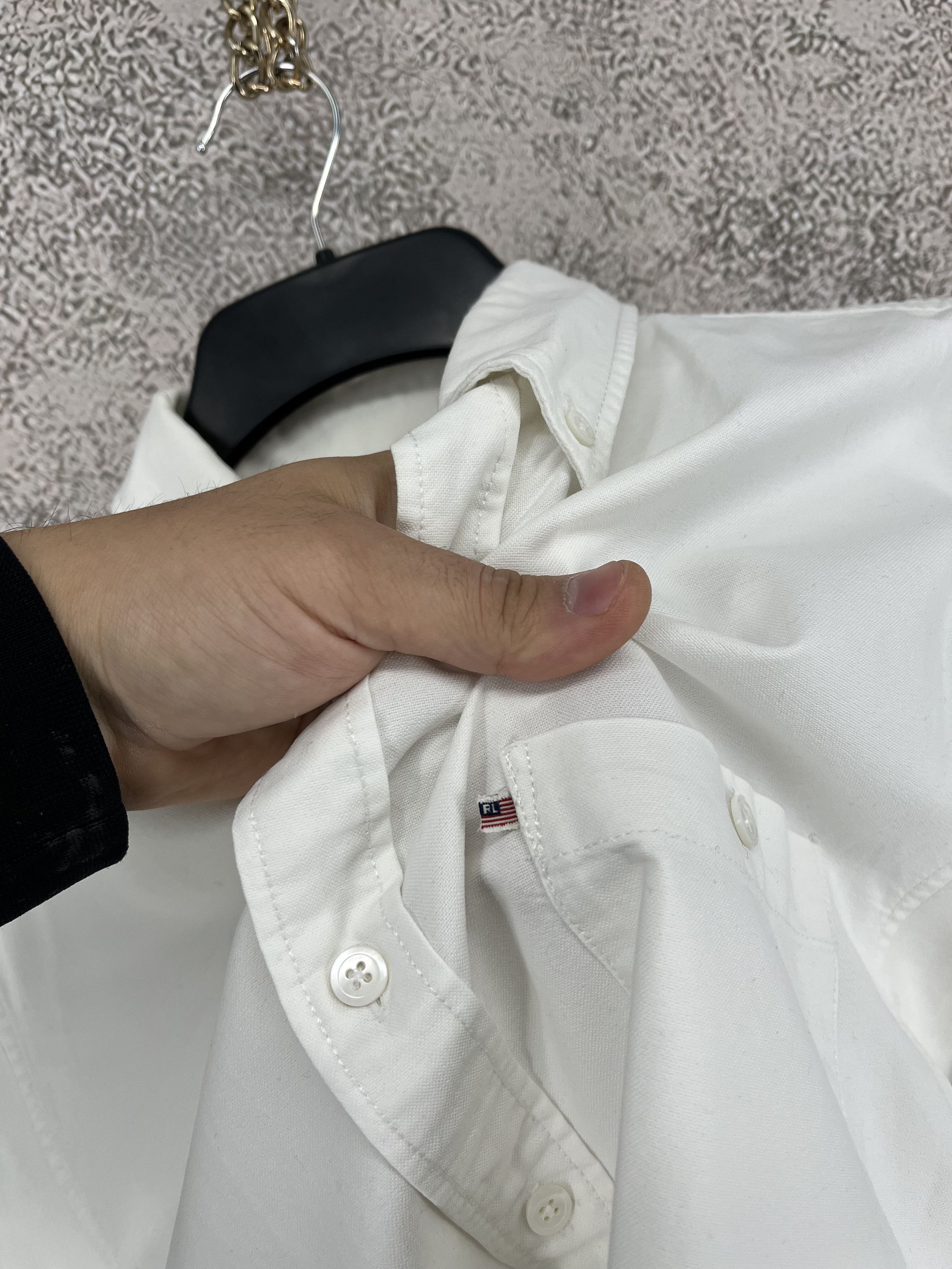 Polo Ralph Lauren Men's Jeans Company Shirt Formal Cotton Casual White Size-XL Size US XL / EU 56 / 4 - 7 Thumbnail