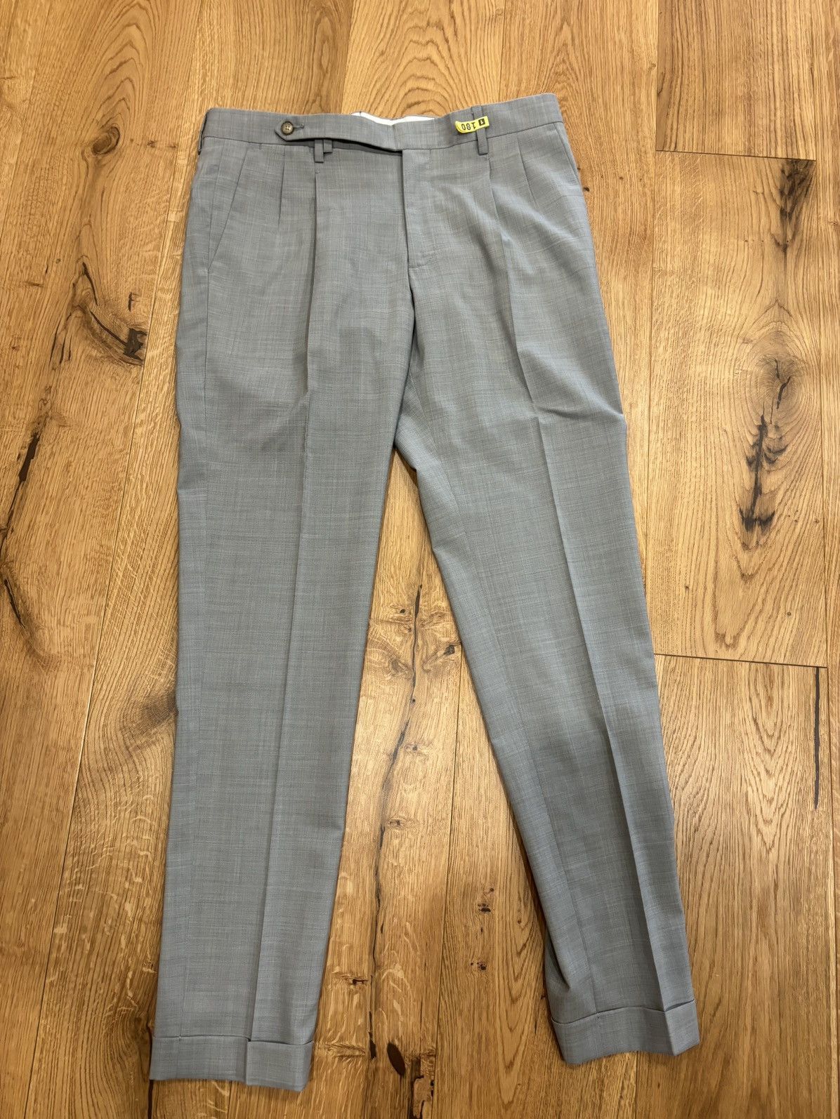 image of Italian Designers Made In Italy Trousers in Grey, Men's (Size 38R)