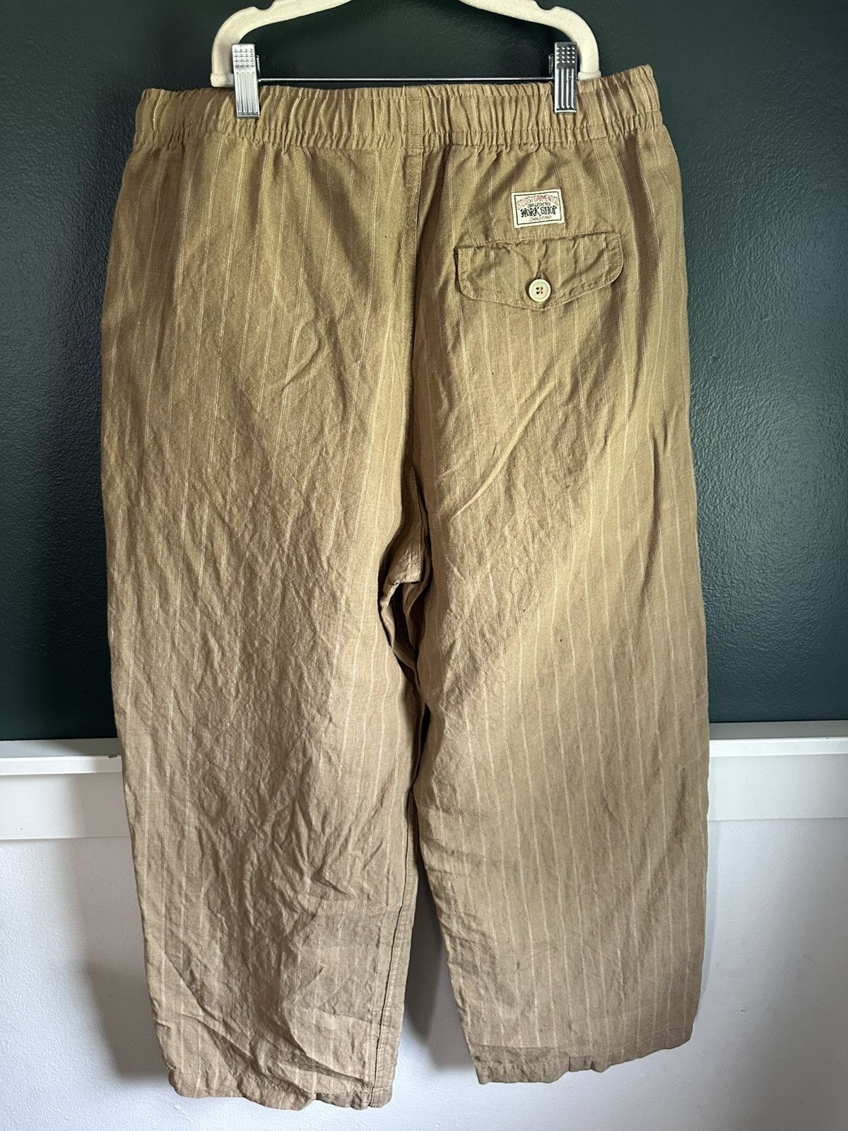 Grey Liquid Metal Effect Trousers