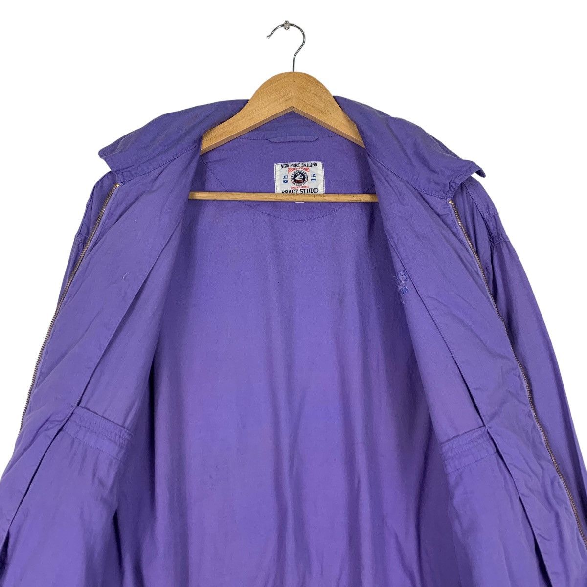 Japanese Brand New Port Sailing Club PRACT STUDIO Purple Jacket #1162-C53 Size US L / EU 52-54 / 3 - 12 Thumbnail