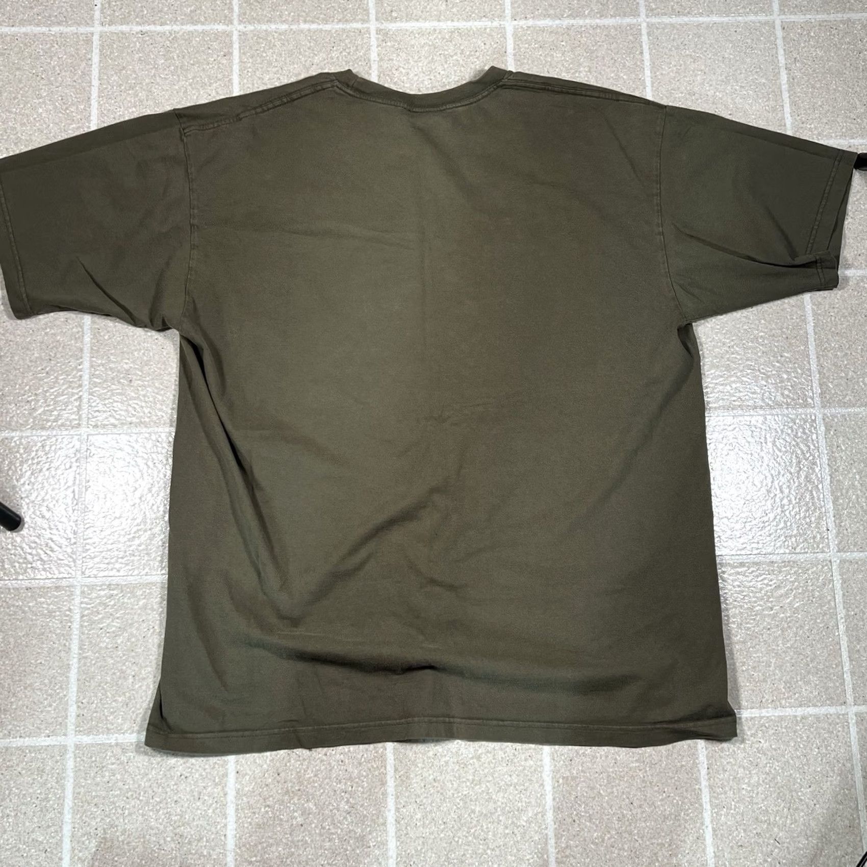 Olive VINTAGE ODM Ride Hard Custom Motorcycles Tshirt Size XL Olive Grunge Skater Mens Size US XL / EU 56 / 4 - 5 Thumbnail
