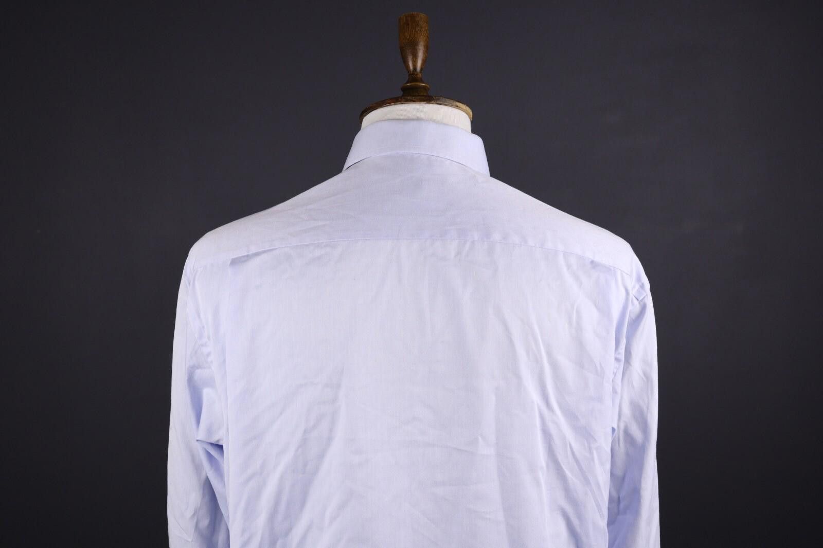 Eton Eton Blue Luxury Long Sleeve Button Down Shirt Size 42 / 16 Size US M / EU 48-50 / 2 - 7 Thumbnail