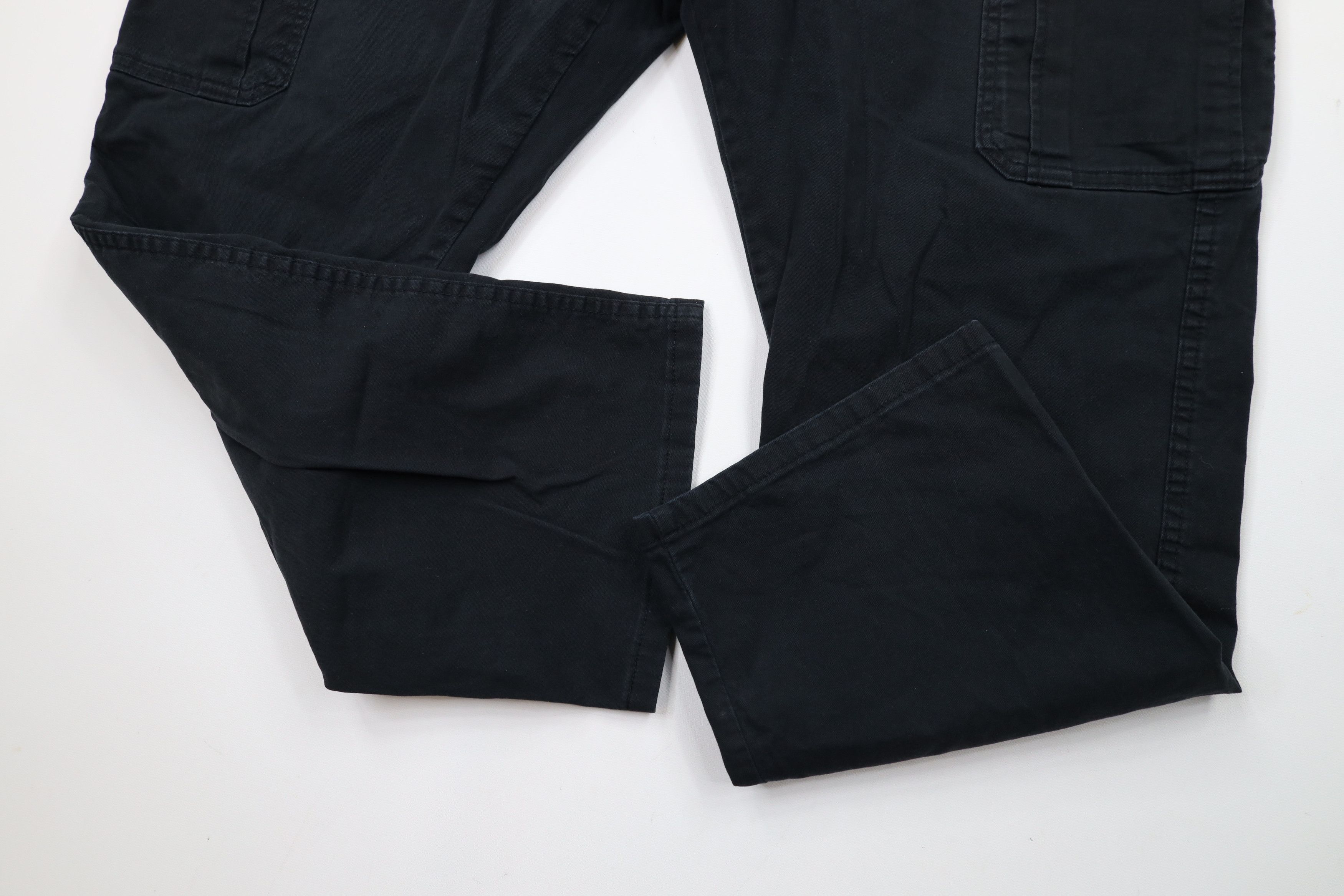 Vintage × Wrangler Vintage Y2K Wrangler Relaxed Fit Wide Leg Cargo Pants Black Size US 40 / EU 56 - 5 Thumbnail