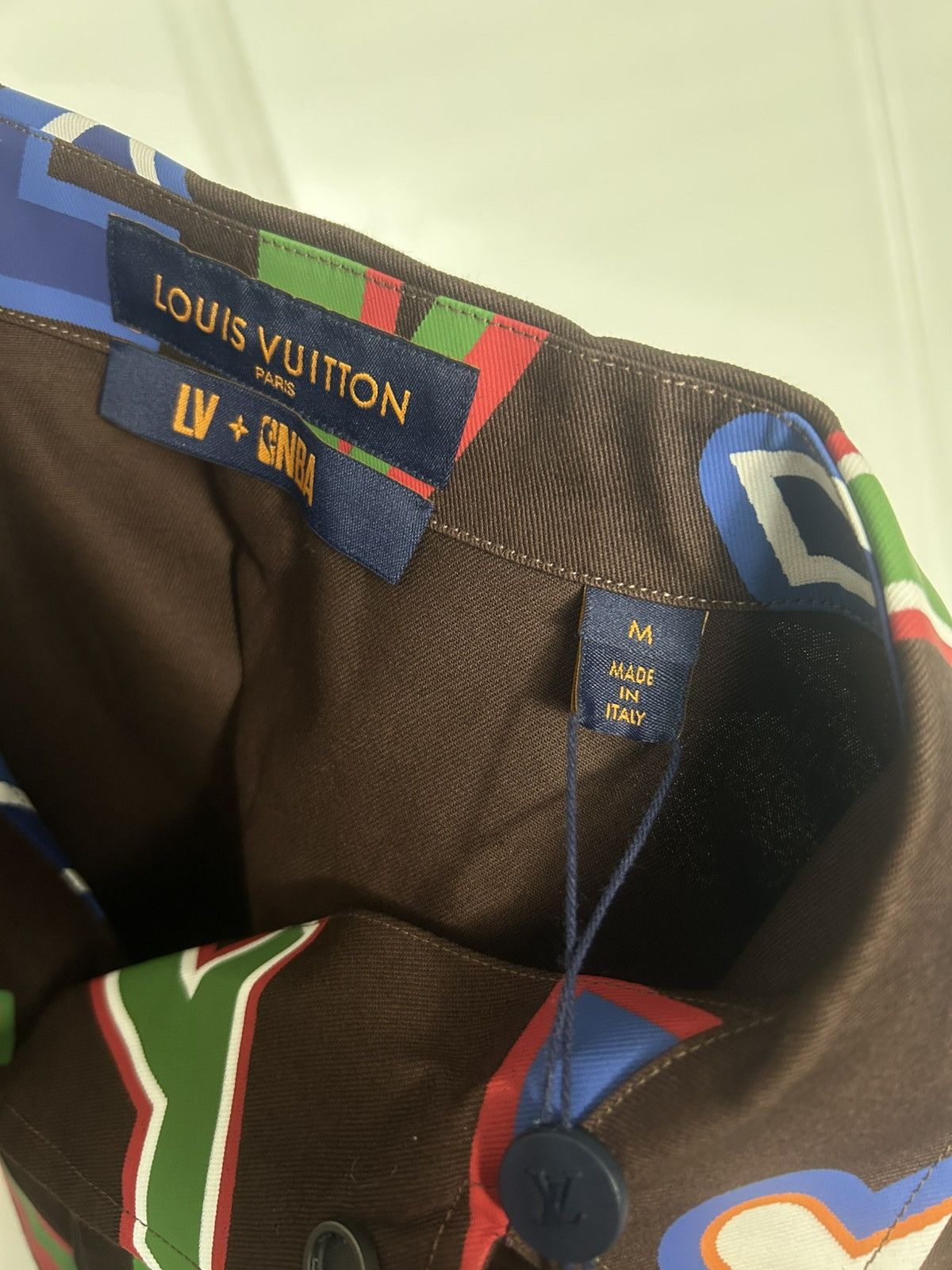 Louis Vuitton × NBA Louis vuitton NBA button up brown Size US M / EU 48-50 / 2 - 6 Thumbnail