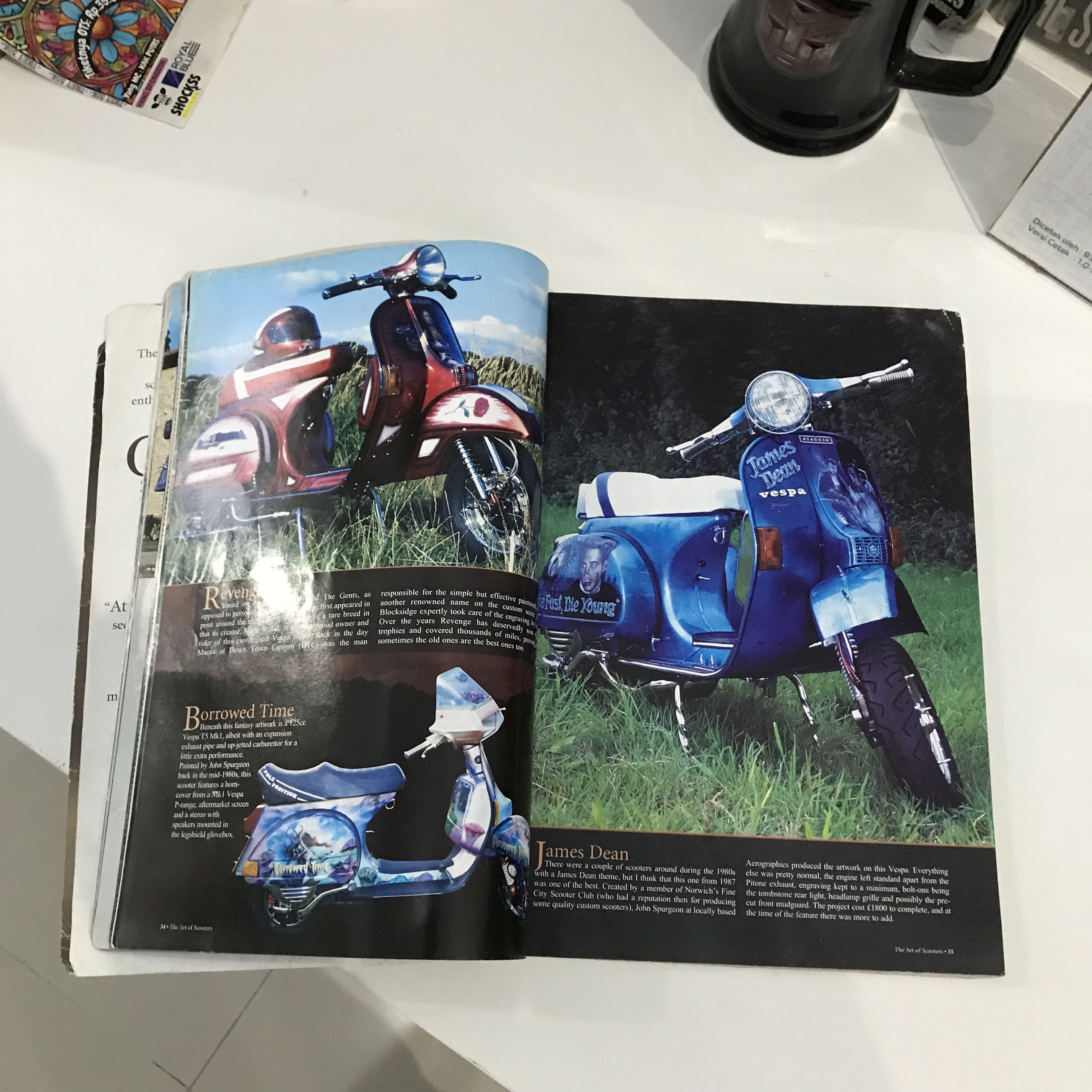 POP MAGAZINE Scootering magazine The Scootervespa lambretta Book magazine Size ONE SIZE - 17 Thumbnail