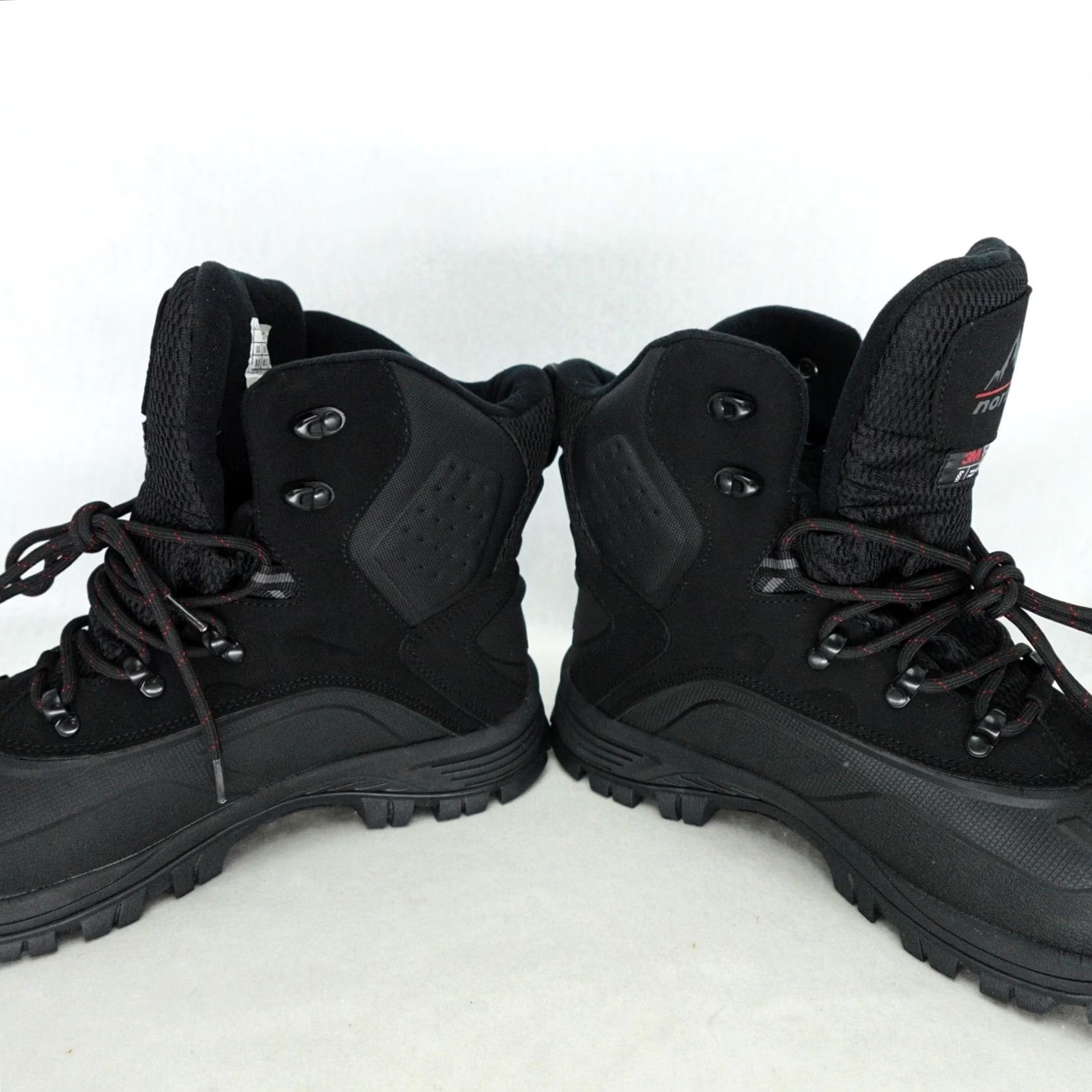 Vintage Norti V8 Boots Adult 9.5 Black Leather Winter Thinsulate Mens Boots Size US 9 / EU 42 - 8 Thumbnail
