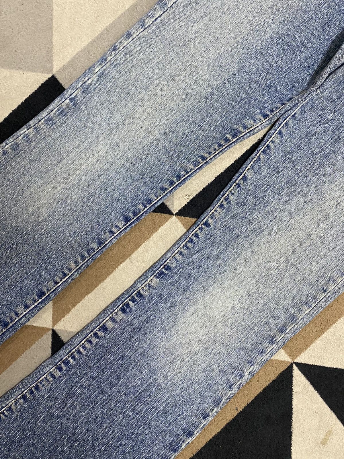 Levi's Vintage Levis Blue Wash Flare Jeans Size 29" - 7 Thumbnail