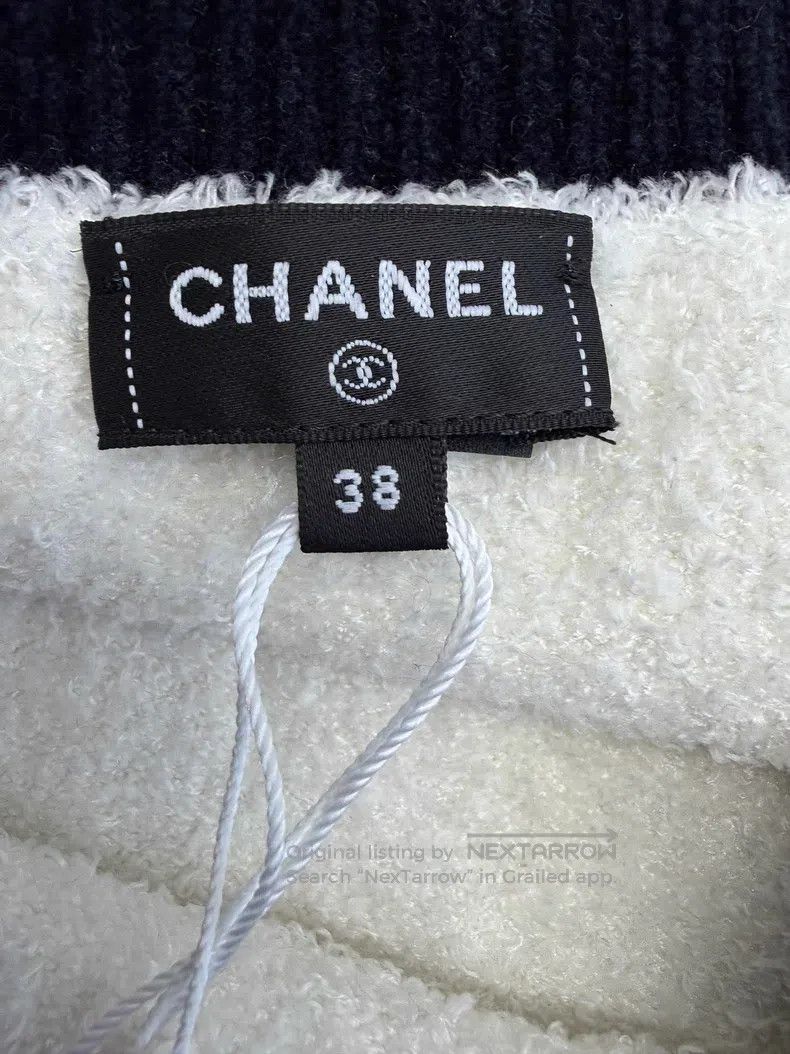 Chanel Chanel Black and white towel vest Size XS / US 0-2 / IT 36-38 - 4 Thumbnail