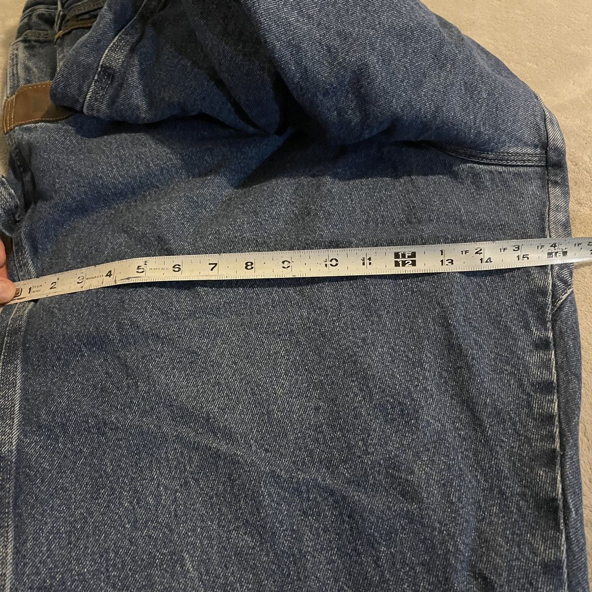 Wrangler Vintage 90s Wrangler Riggs Mens Blue Carpenter Jeans 46x32 Size US 44 / EU 60 - 11 Thumbnail